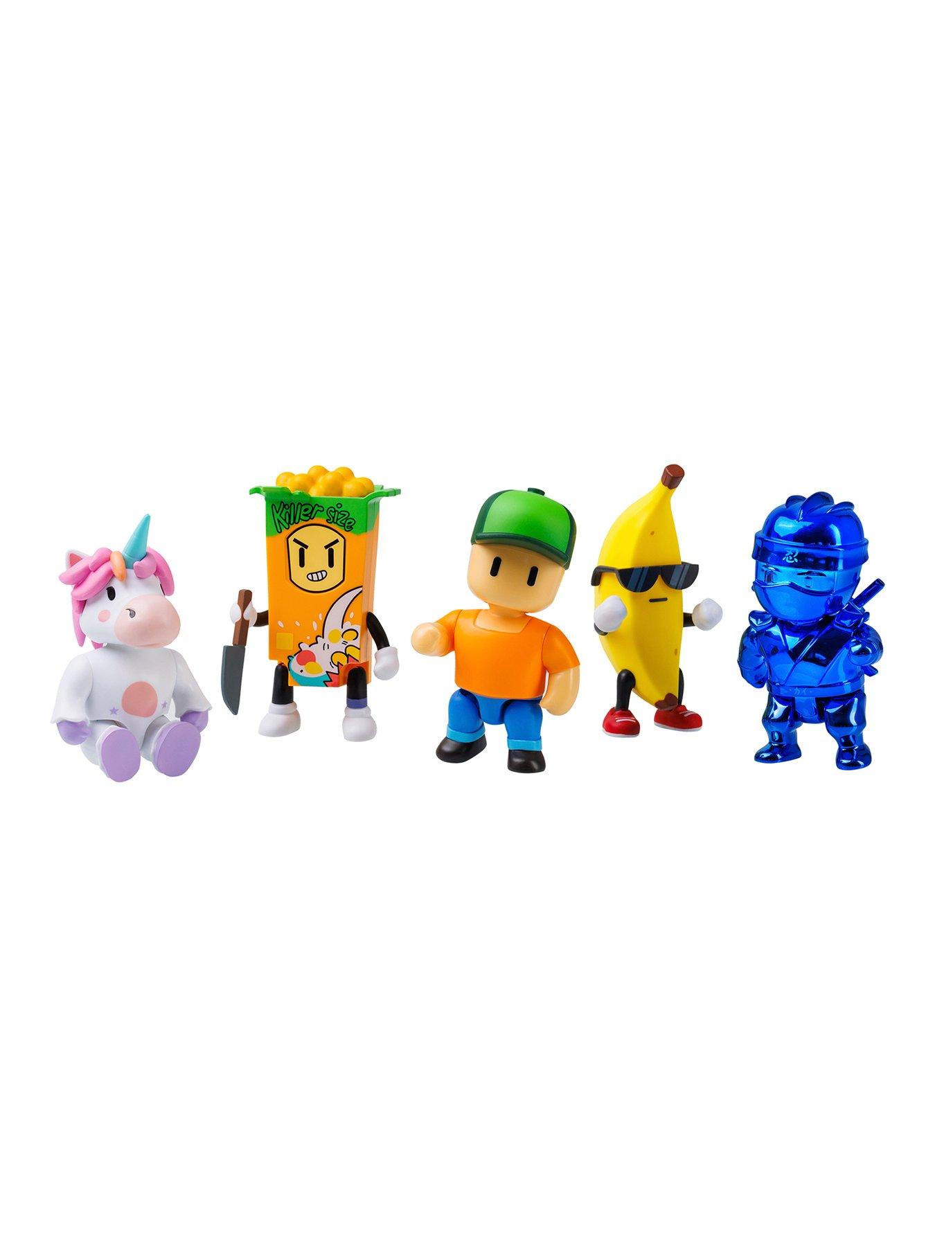 stumble-guys-45-action-figures-5pk-window-box-mr-stumble-banana-guy-sprinkles-cerial-killer-dynamitronstillFront