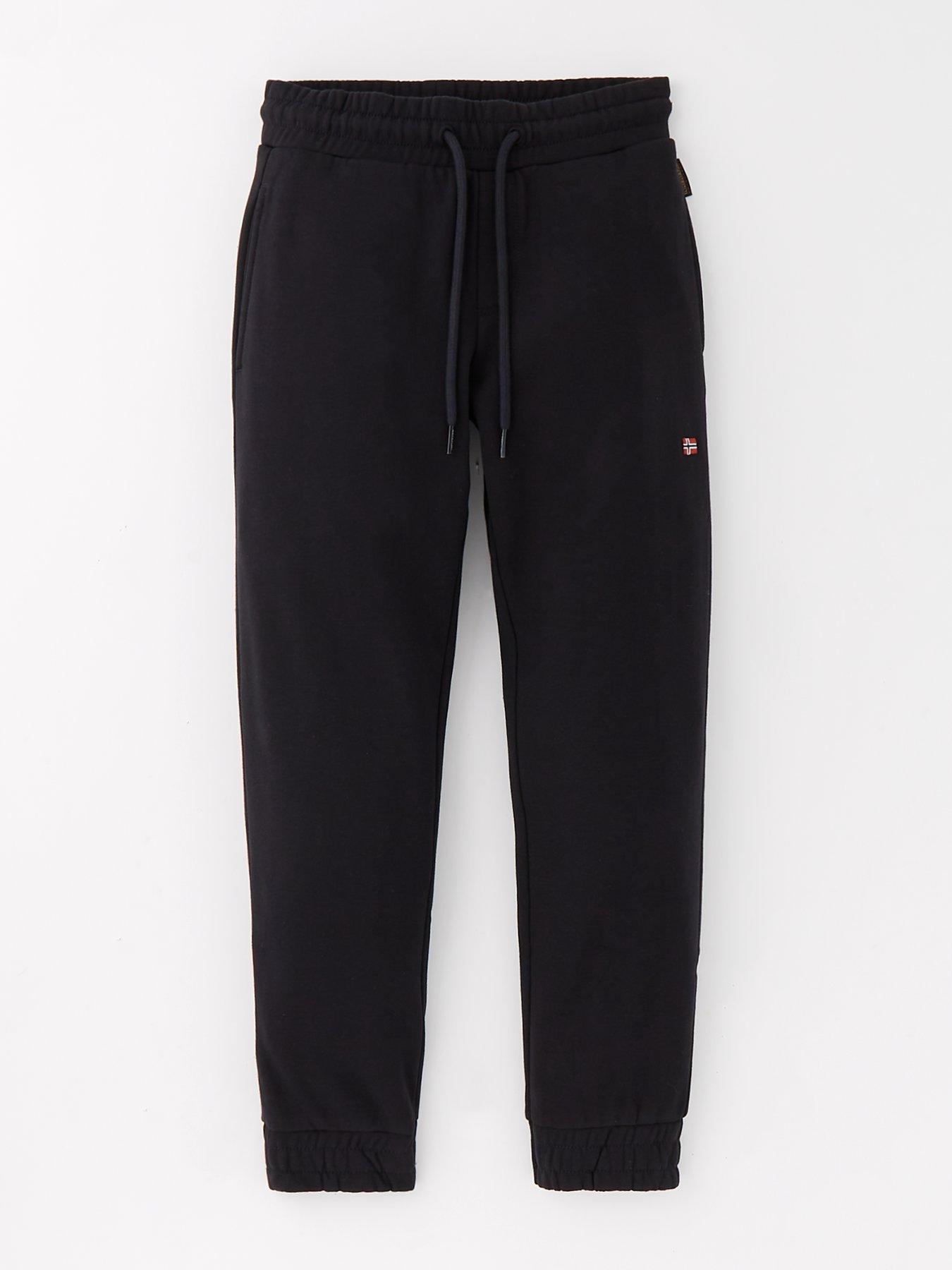 napapijri-kids-malis-fleece-jogging-bottoms-black