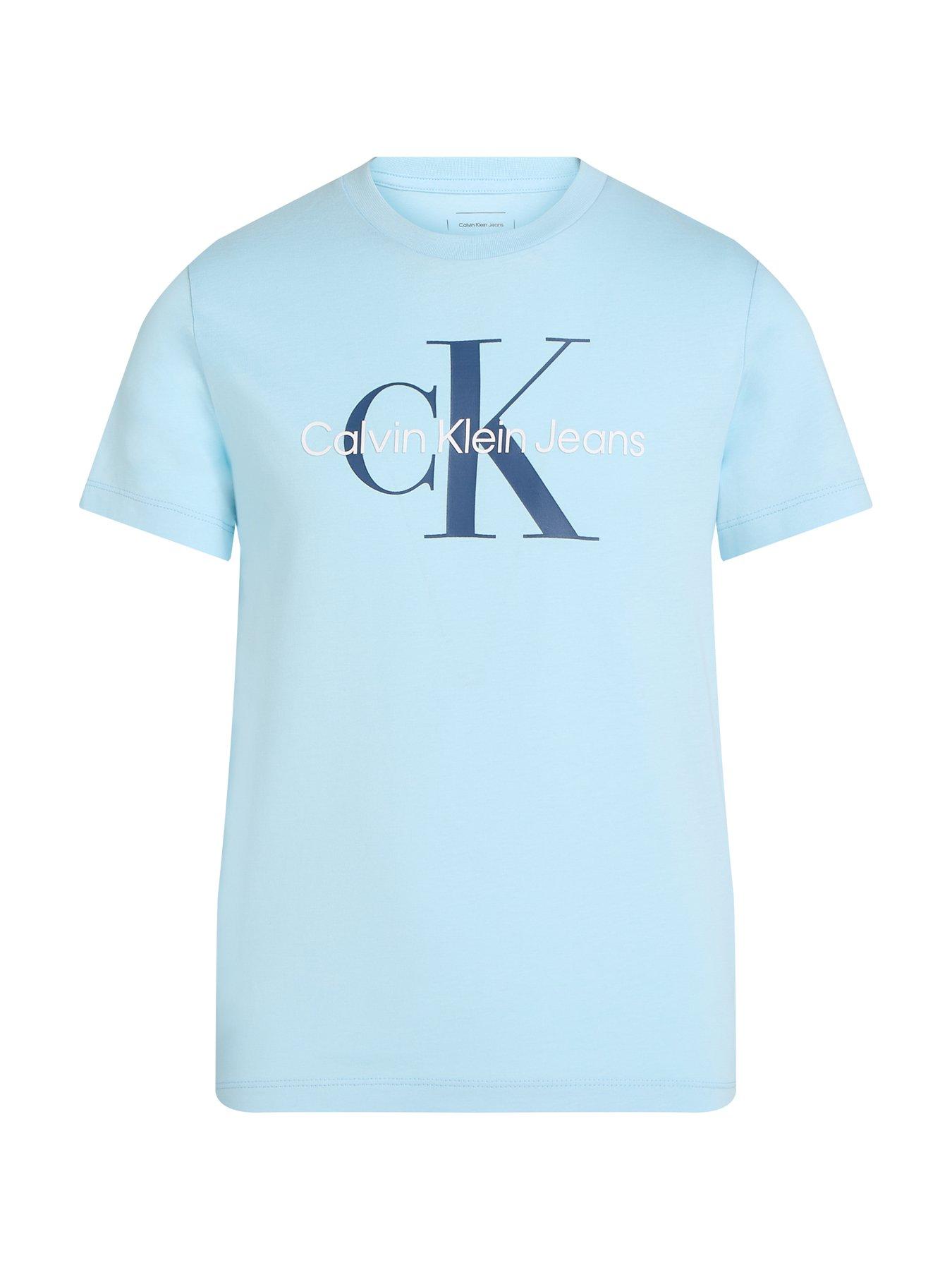 calvin-klein-jeans-kids-ck-monogram-short-sleeve-t-shirt-blueoutfit