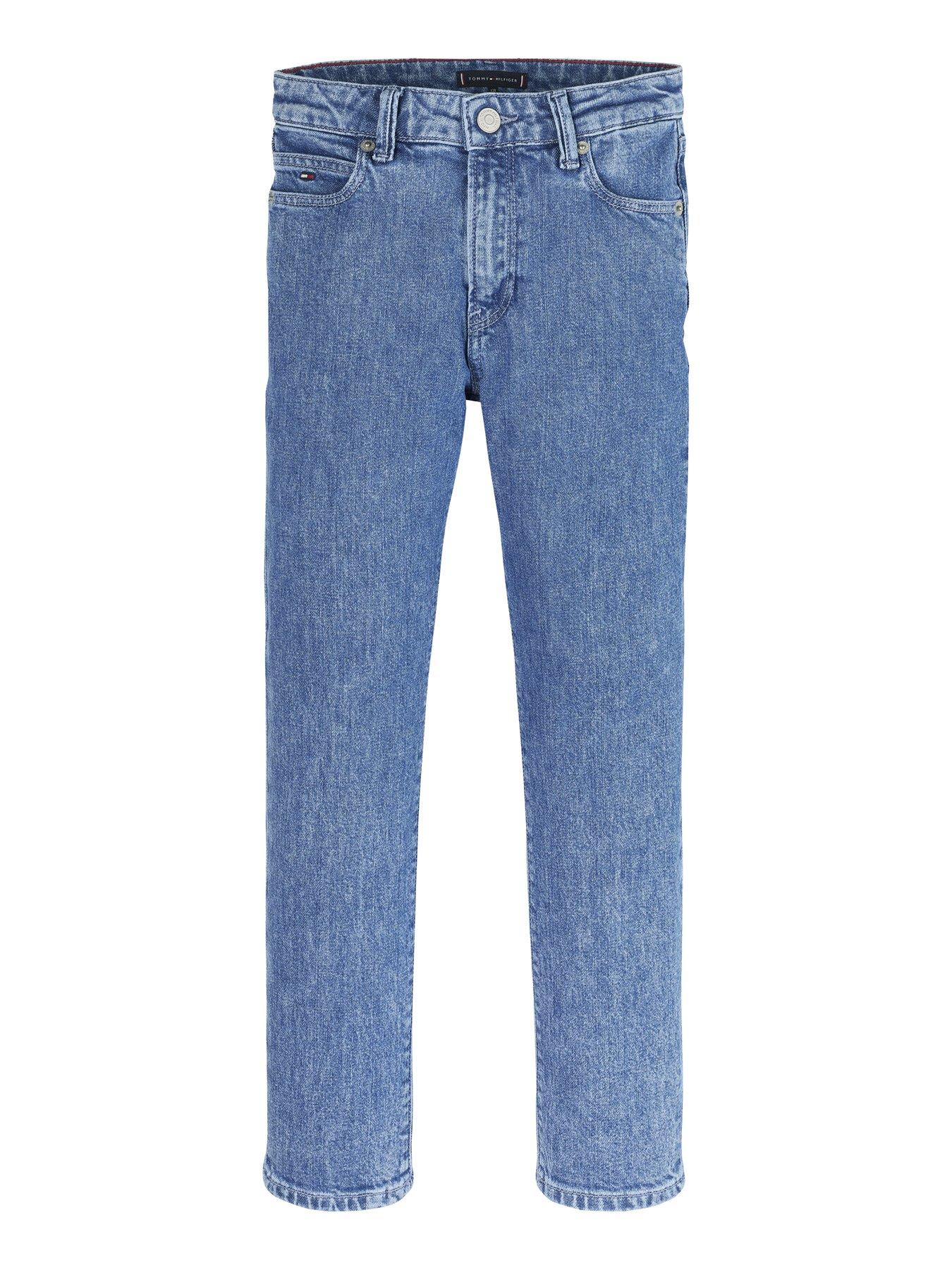 Image 5 of 6 of Tommy Hilfiger Boys Modern Straight Salt&pepper Jeans - Blue
