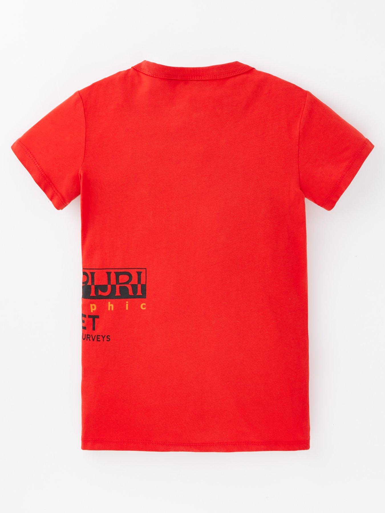 napapijri-kids-eiger-short-sleeve-t-shirt-redback