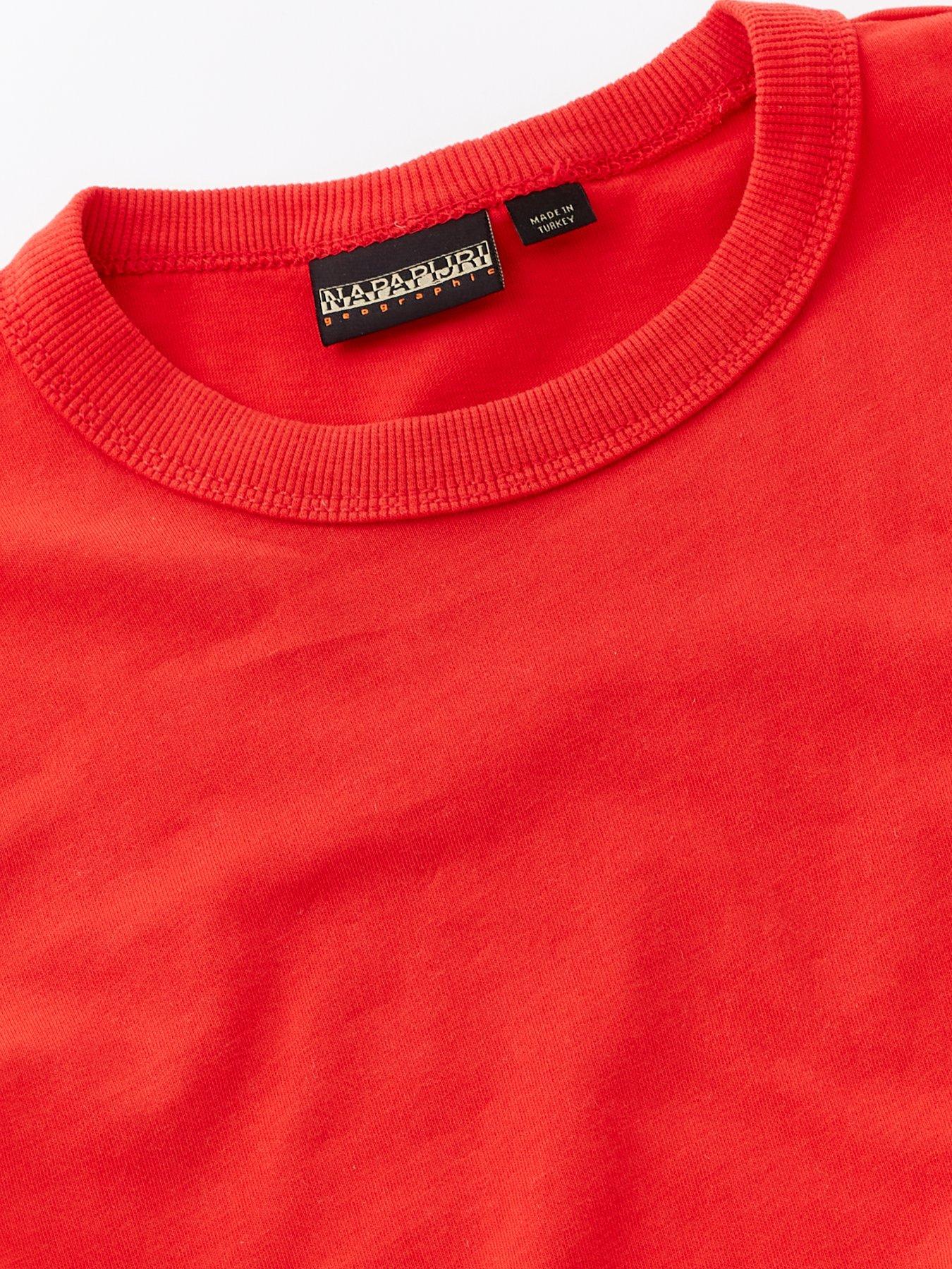 napapijri-kids-eiger-short-sleeve-t-shirt-reddetail