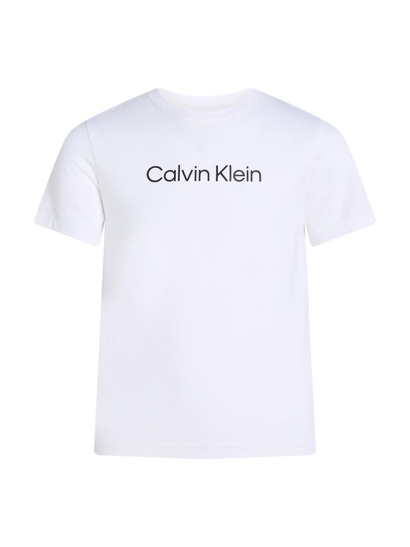 calvin-klein-jeans-boys-logo-short-sleeve-t-shirt-whiteoutfit