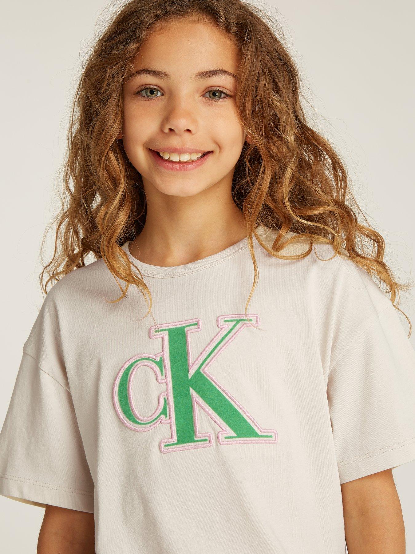 calvin-klein-jeans-girls-monogram-flock-boxy-short-sleeve-t-shirt-beigeback