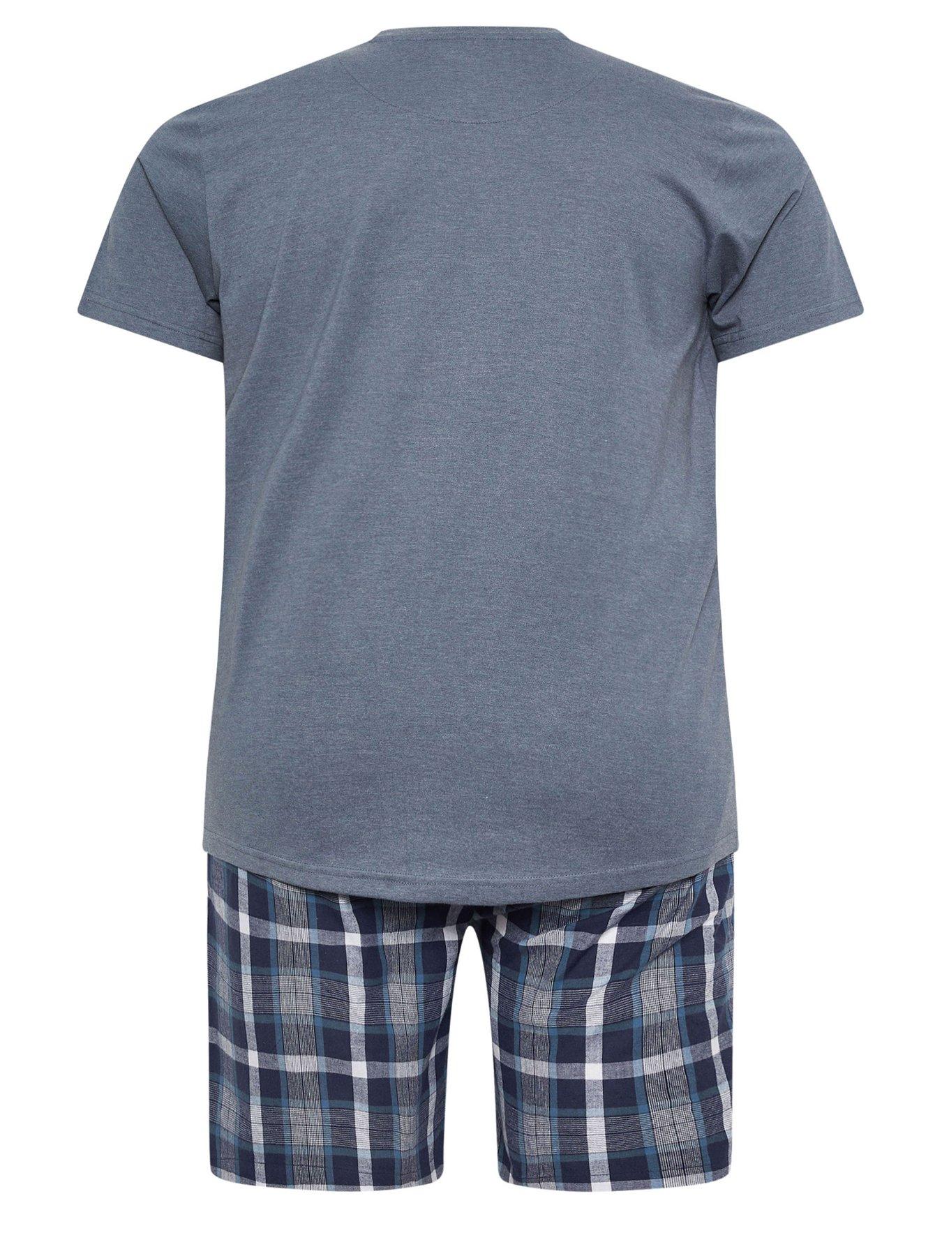 badrhino-badrhino-woven-short-and-jersey-pyjama-set-bluestillFront