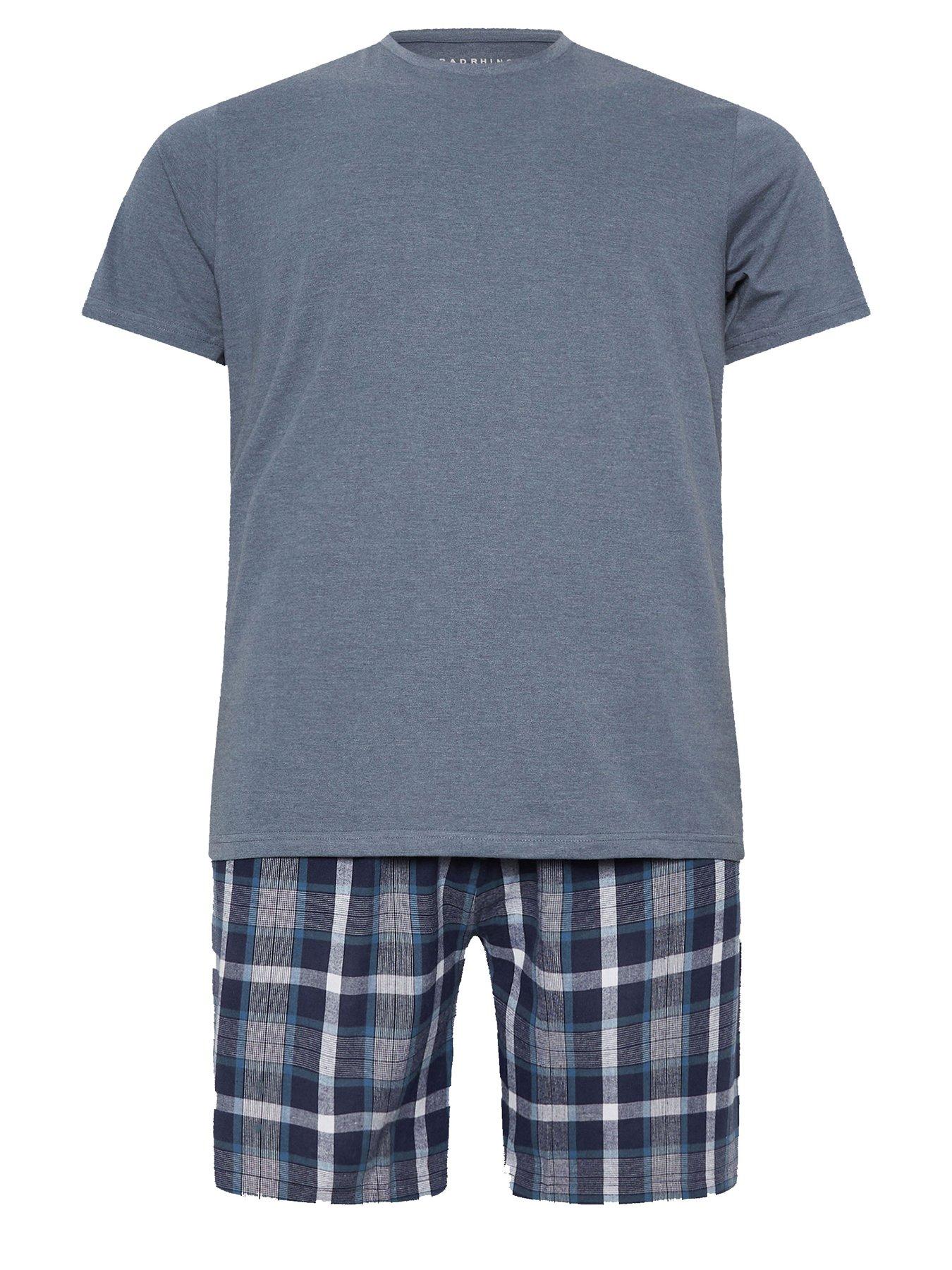 badrhino-badrhino-woven-short-and-jersey-pyjama-set-blueback