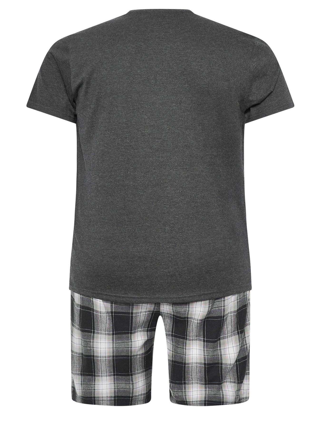 badrhino-badrhino-woven-short-and-jersey-pyjama-set-blackstillFront