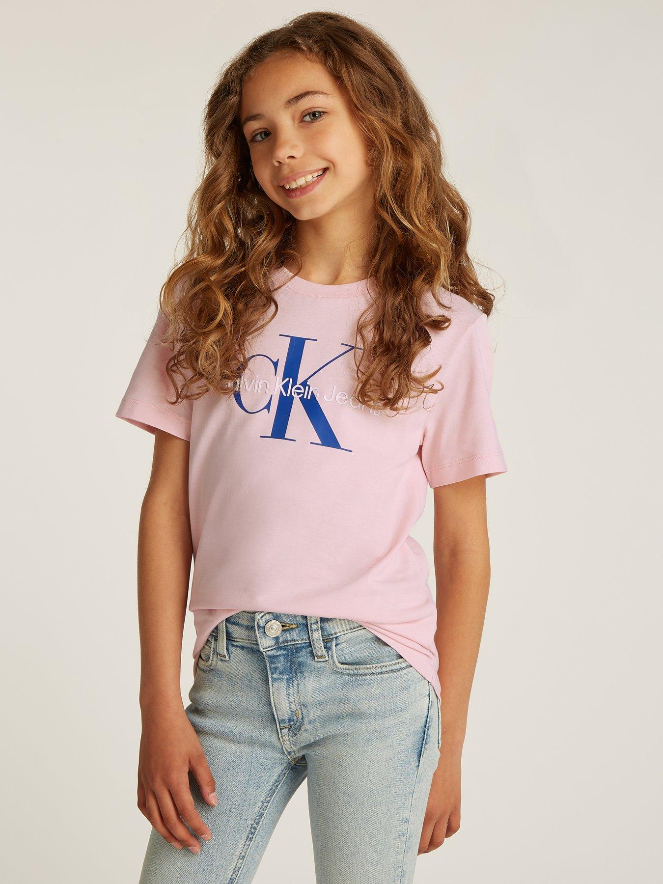 calvin-klein-jeans-kids-ck-monogram-short-sleeve-t-shirt-pink