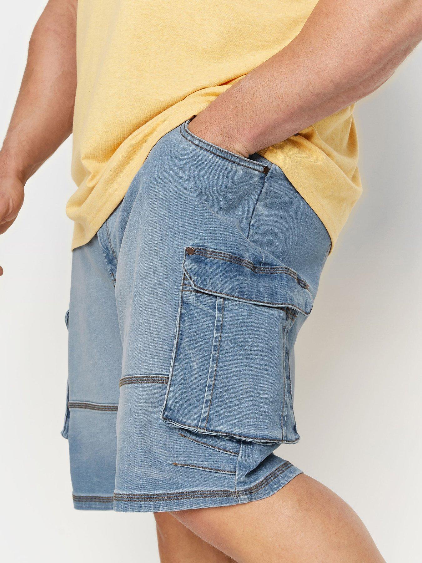 badrhino-badrhino-ribbed-waist-denim-shorts-light-washoutfit