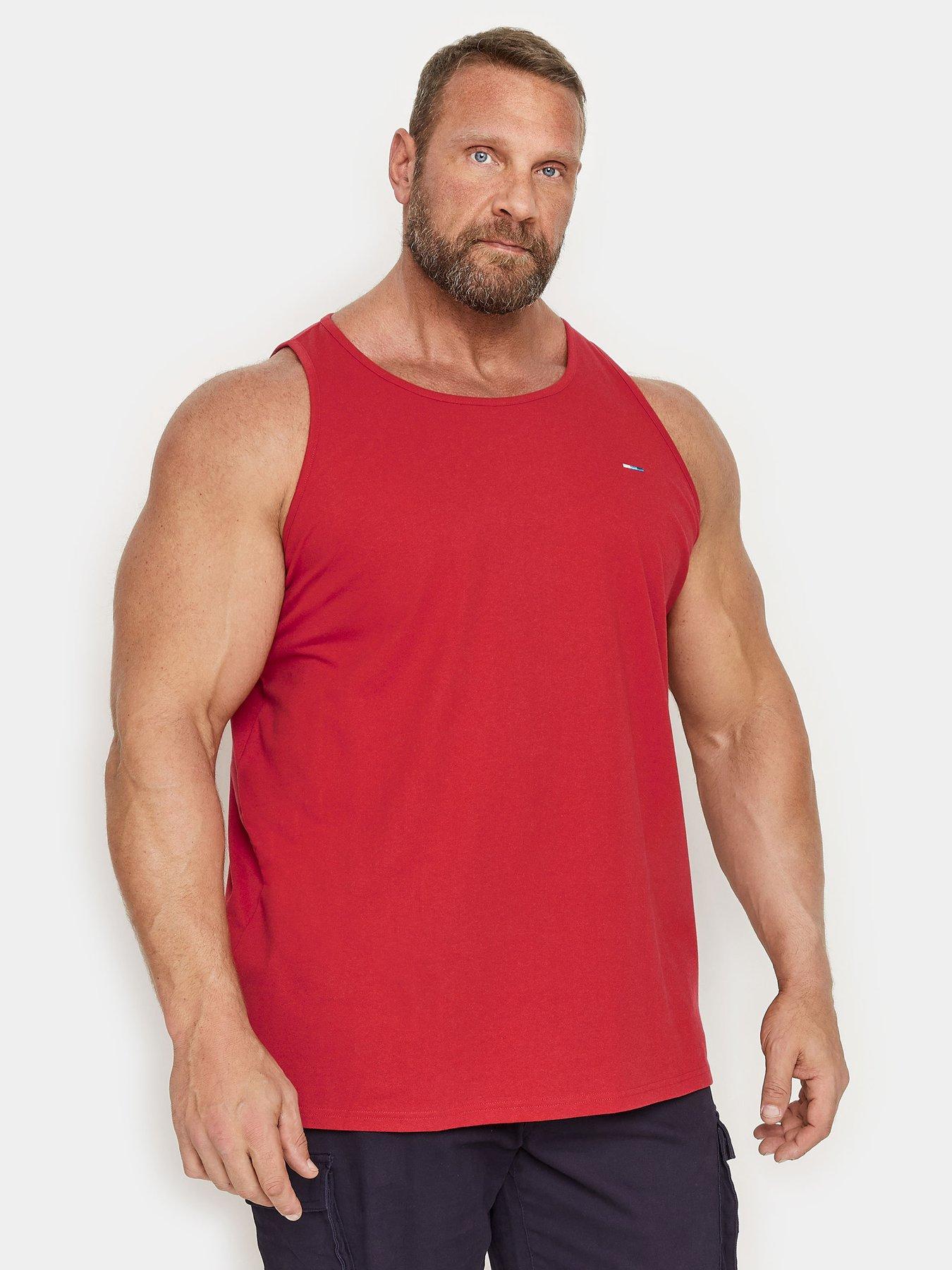 undefined Badrhino Marl Vest - Red