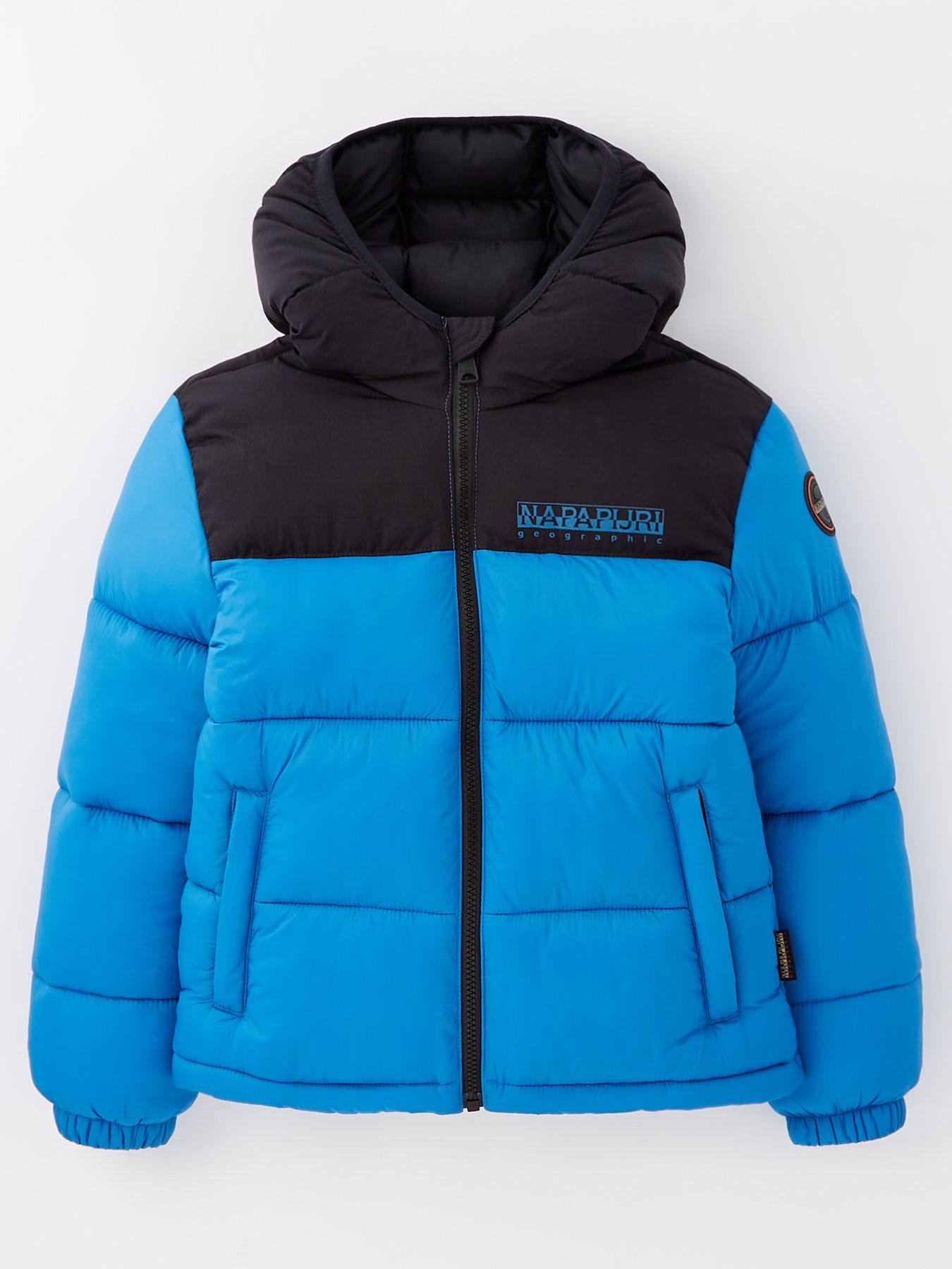 NAPAPIJRI Kids Hornelen Hooded Insulated Jacket - Blue