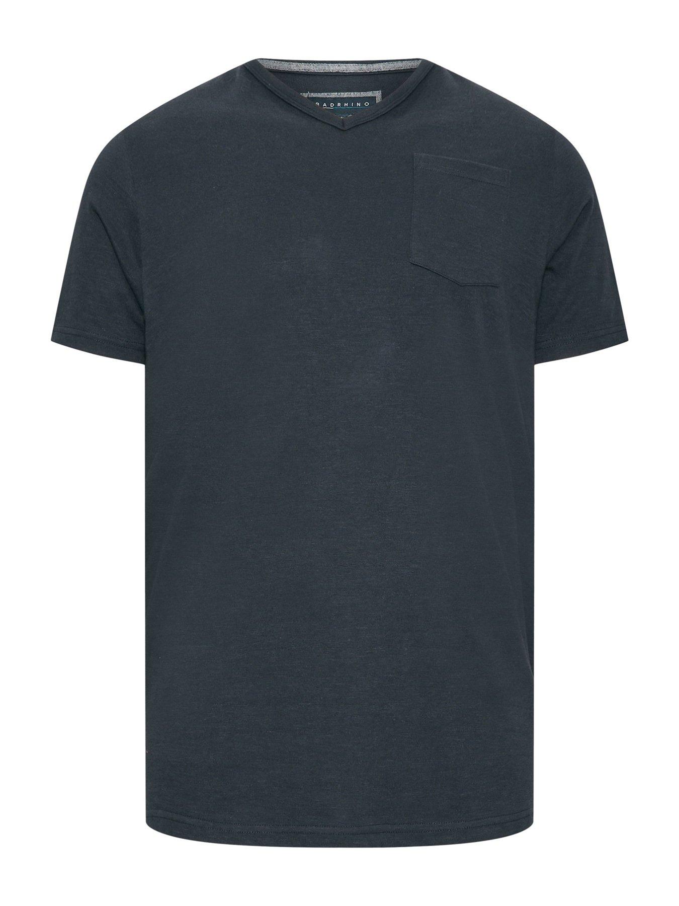 badrhino-v-neck-textured-pocket-t-shirt-blueback