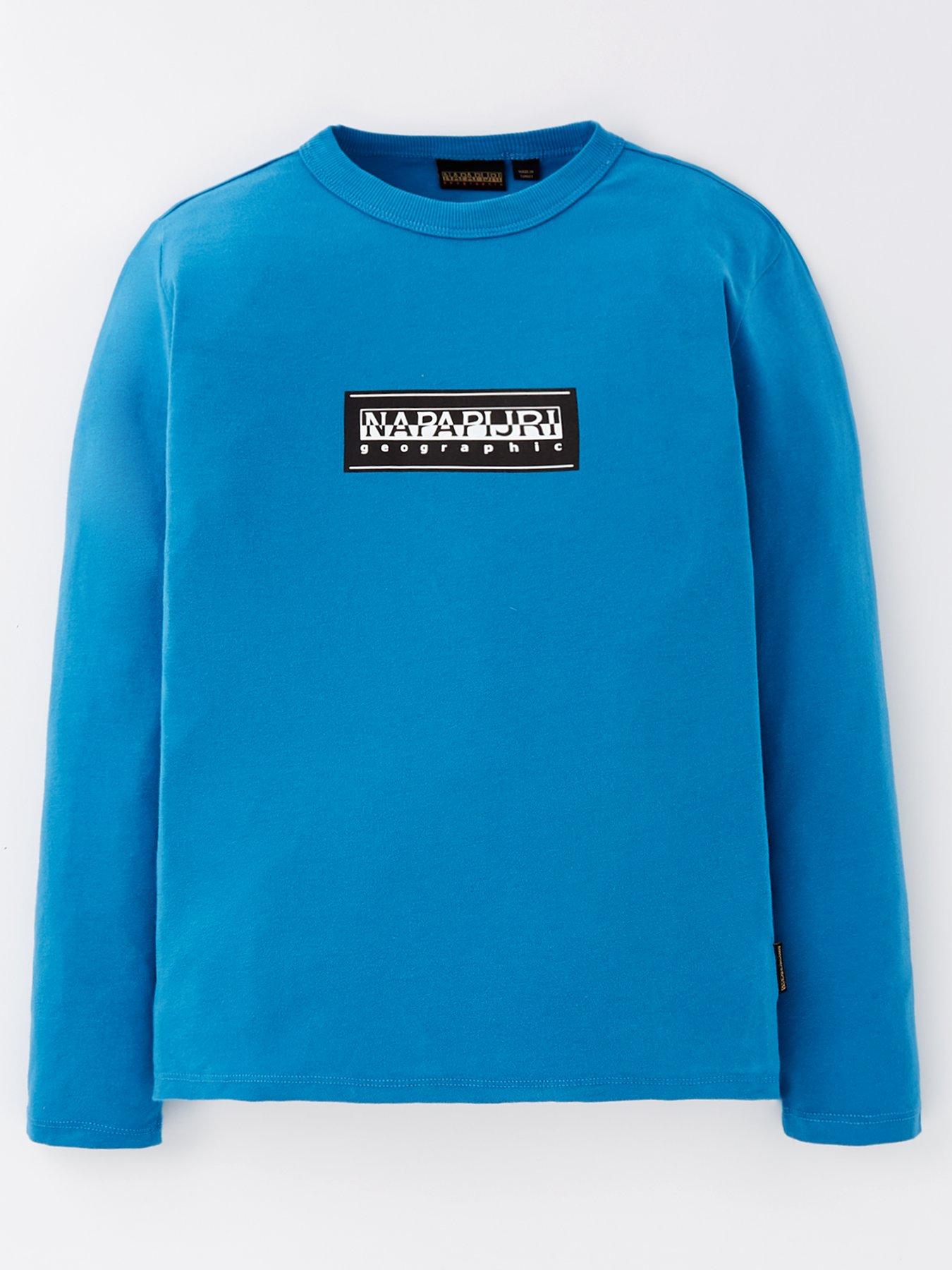 napapijri-kids-chamois-long-sleeve-t-shirt-blue