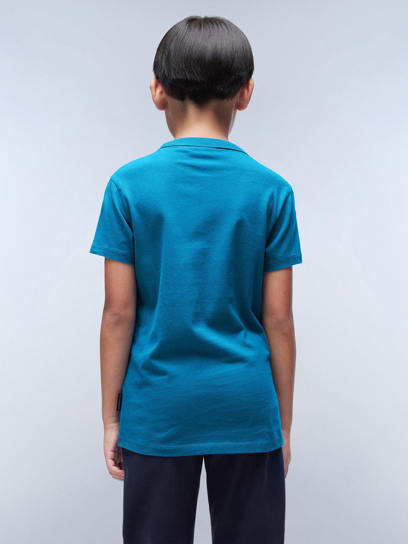 napapijri-kids-chamois-t-shirt-bluestillFront