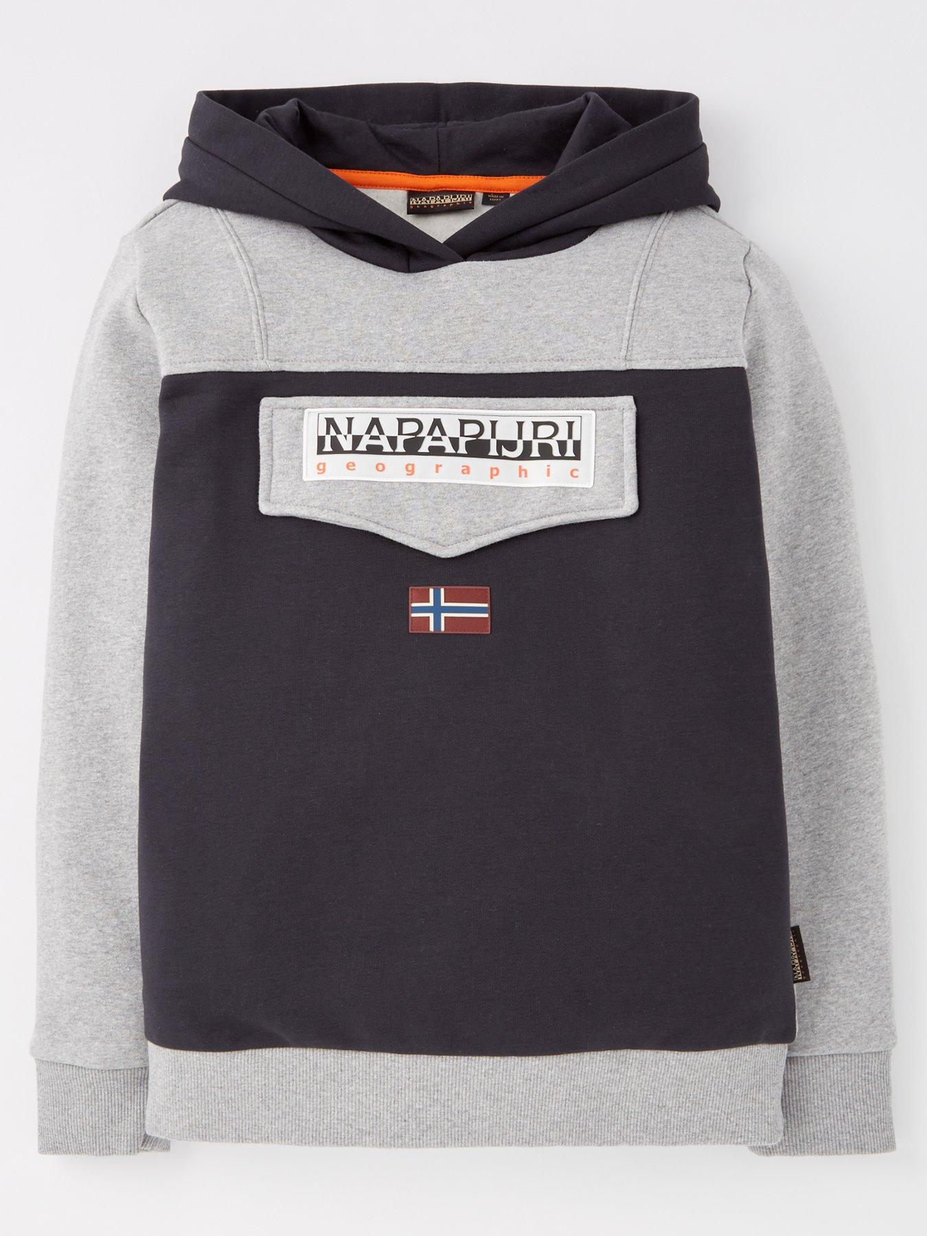 napapijri-kids-burgee-overhead-hoodie-blackgrey