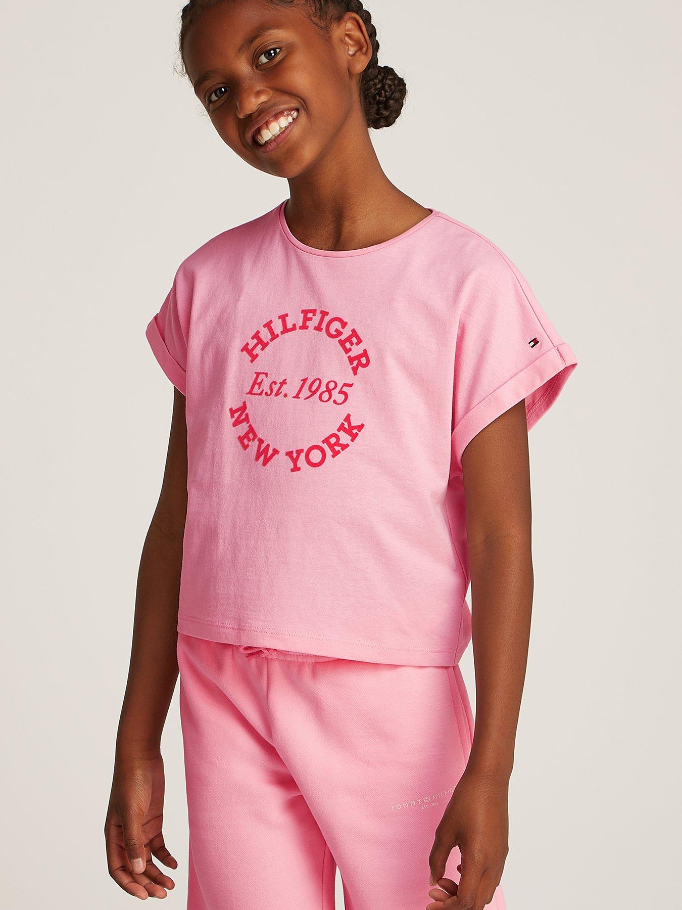 tommy-hilfiger-girls-ny-short-sleeve-t-shirt-pink