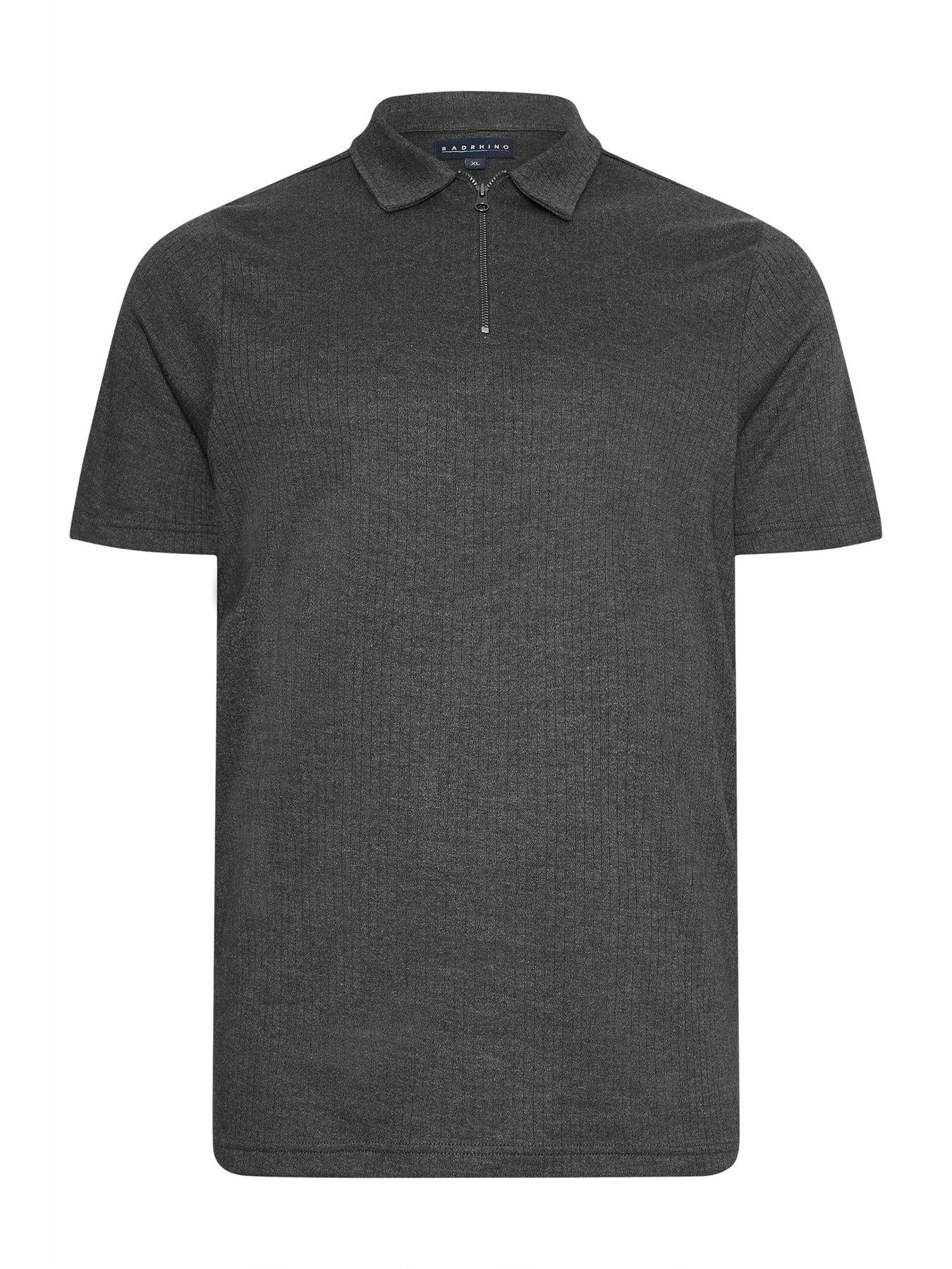 badrhino-badrhino-jacquard-polo-shirt-charcoalback