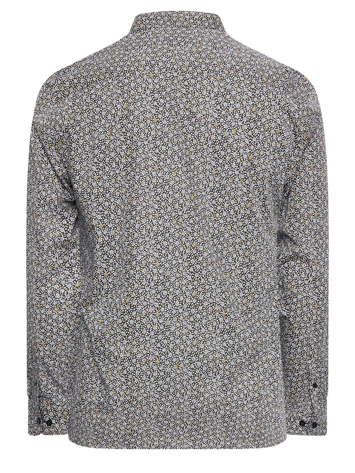 Image 2 of 3 of BadRhino Formal Flower Shirt - Black
