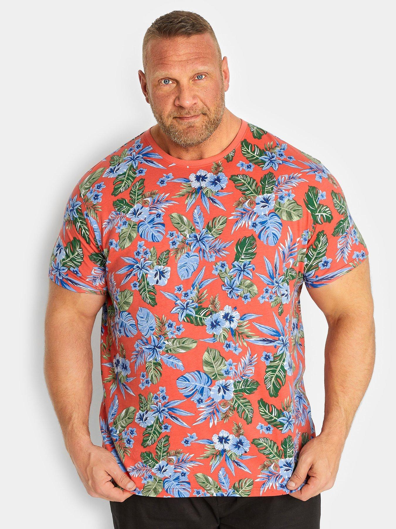 badrhino-badrhino-tropical-bunches-red-t-shirt