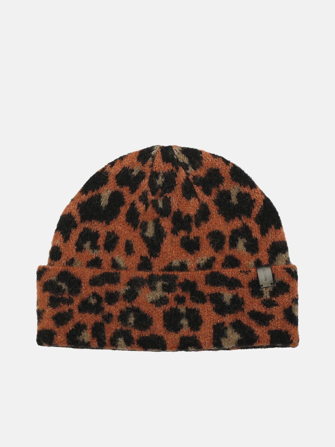 allsaints-brushed-leopard-beanie-hat-beige