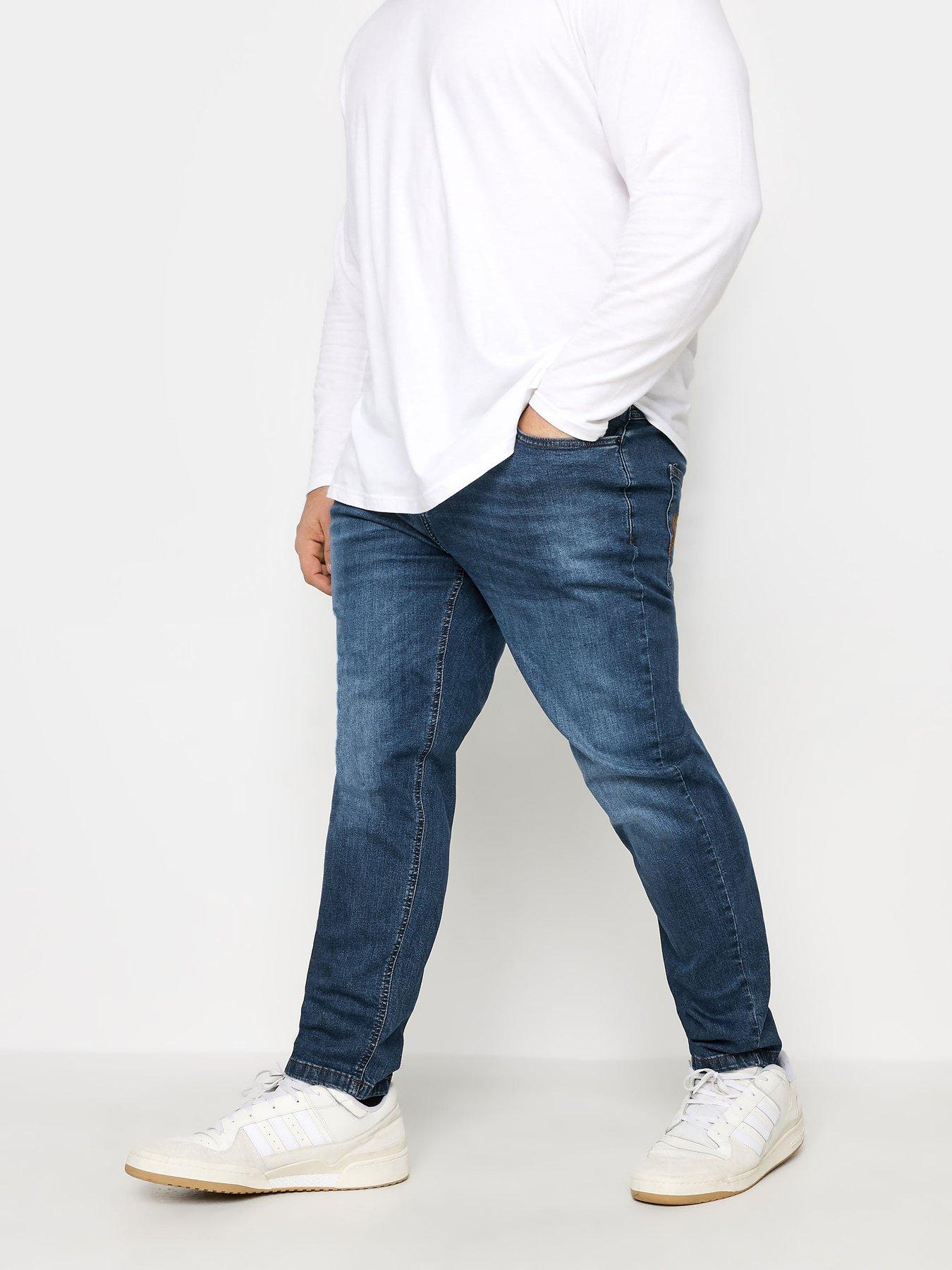 undefined Badrhino Mid Rinse Denim Jeans - 34" Leg Length