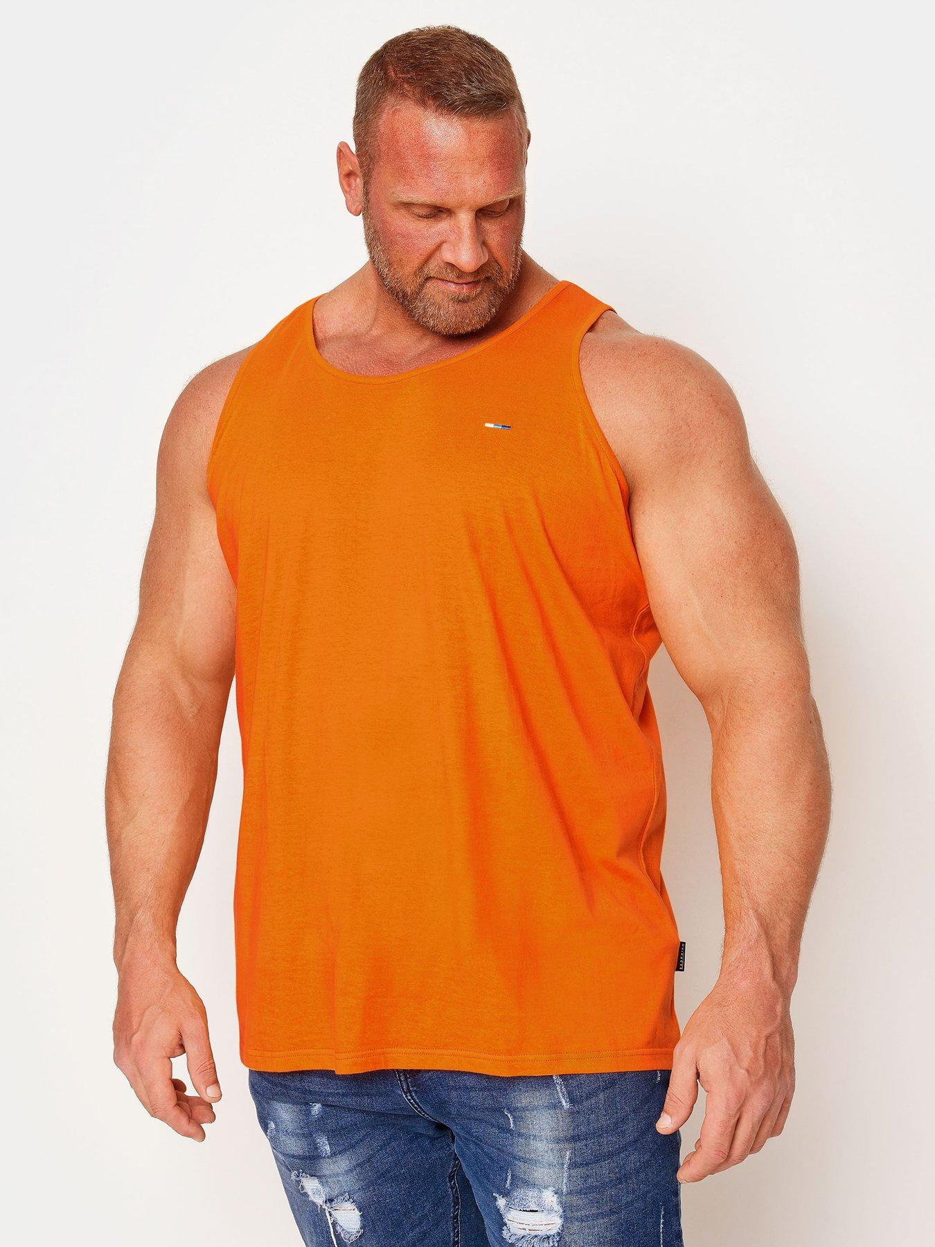 undefined Badrhino Plain Vest - Sun Orange