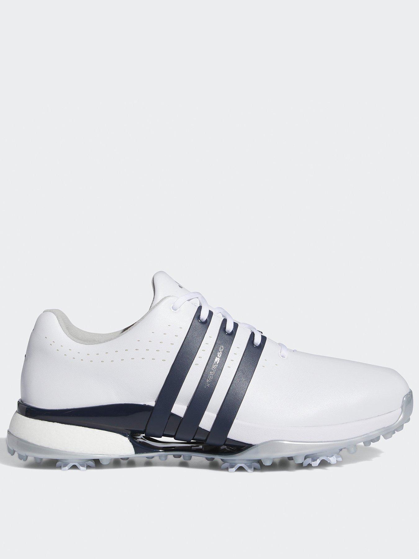 Image 1 of 6 of adidas Mens Golf Tour 360 Shoe - White