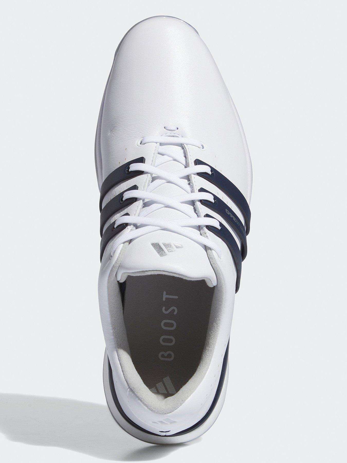 Image 4 of 6 of adidas Mens Golf Tour 360 Shoe - White