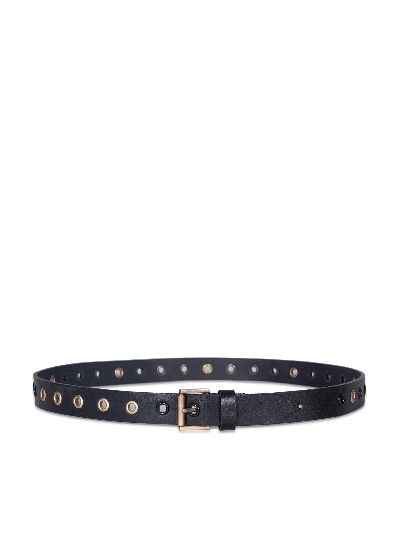 allsaints-25mm-multi-finish-eyelet-belt-black