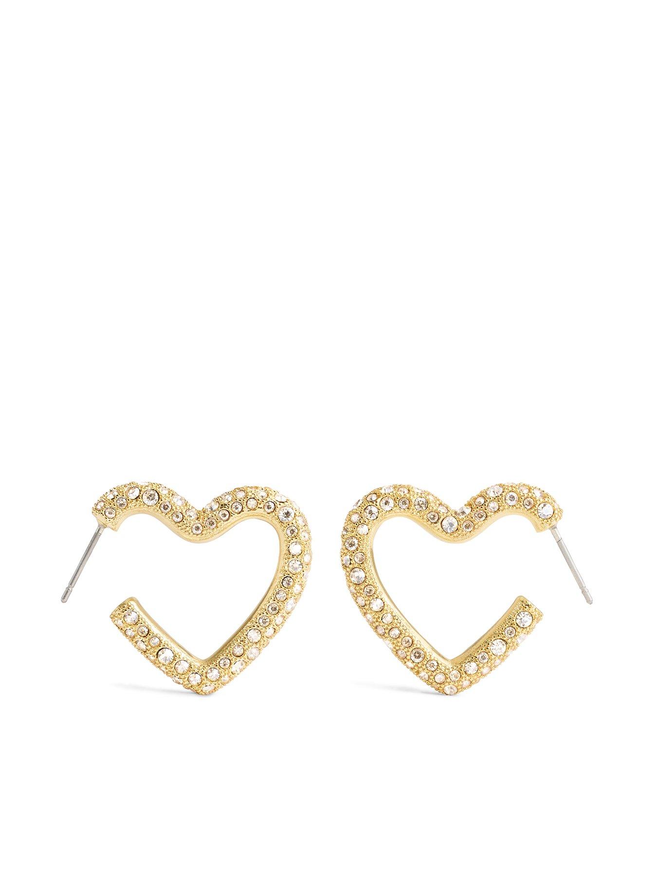 coach-crystal-heart-hoops-gold