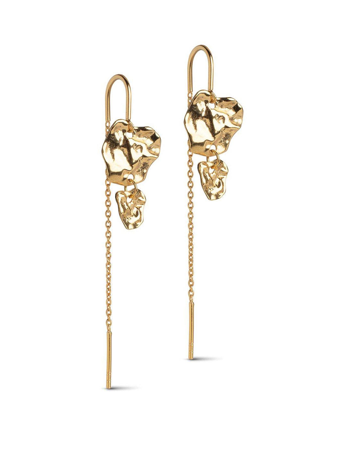 Image 1 of 4 of ENAMEL Copenhagen Kim Earrings, 18ct Yellow Gold plated 925 Sterling Silver