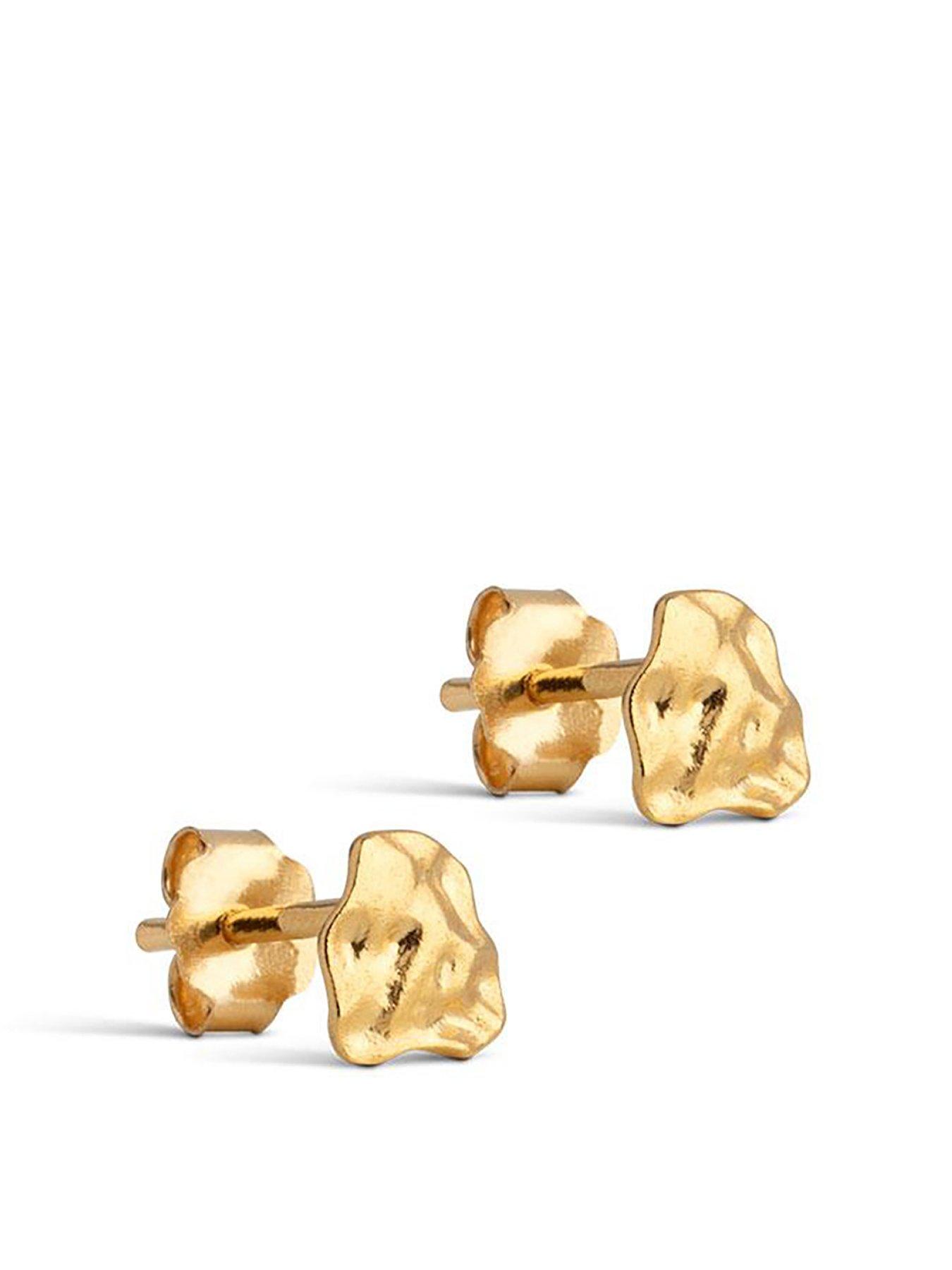 ENAMEL Copenhagen Rio Studs, 18ct Yellow Gold plated 925 Sterling Silver