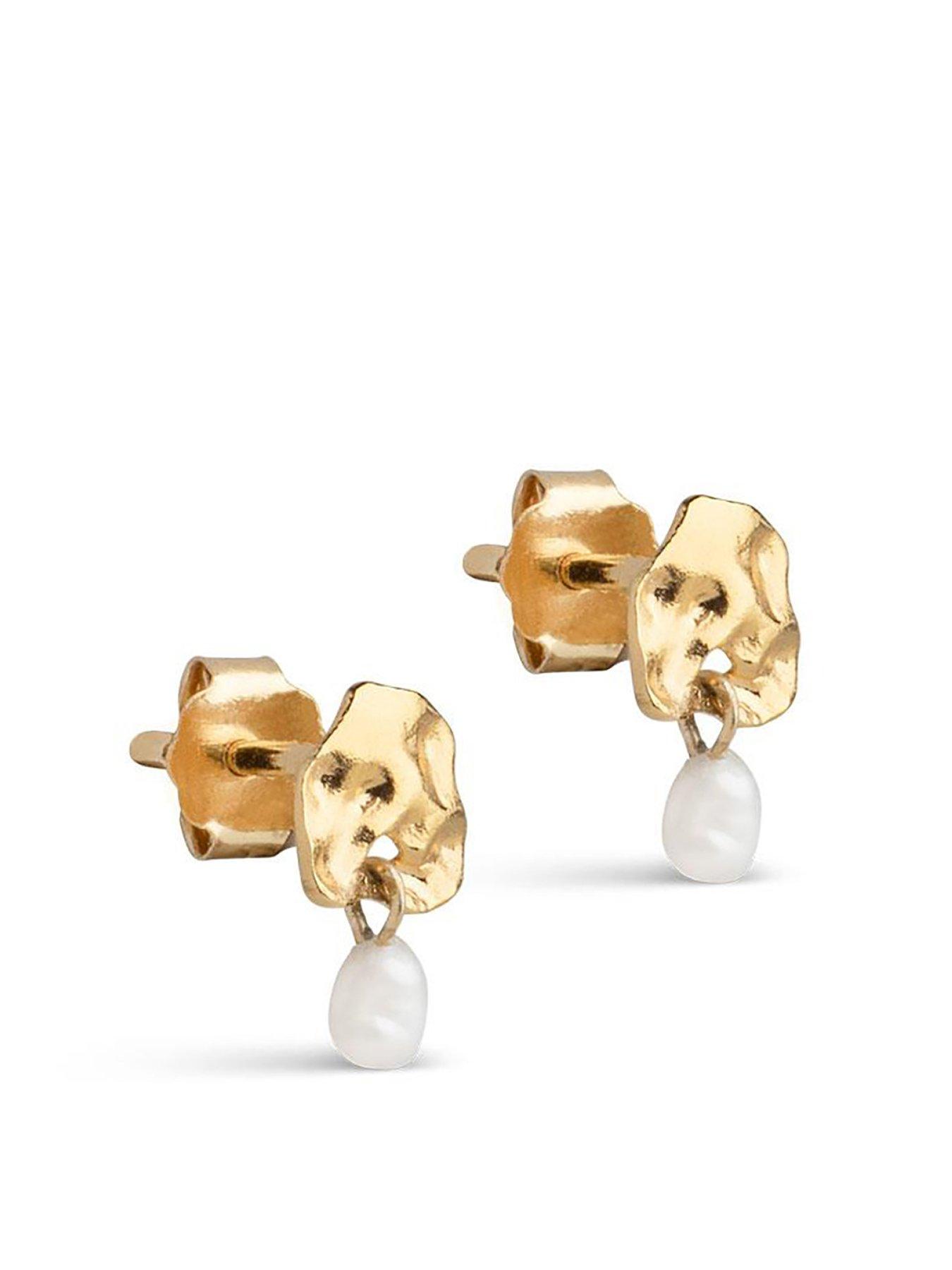 enamel-copenhagen-mio-pearl-studs-18ct-yellow-gold-plated-925-sterling-silver