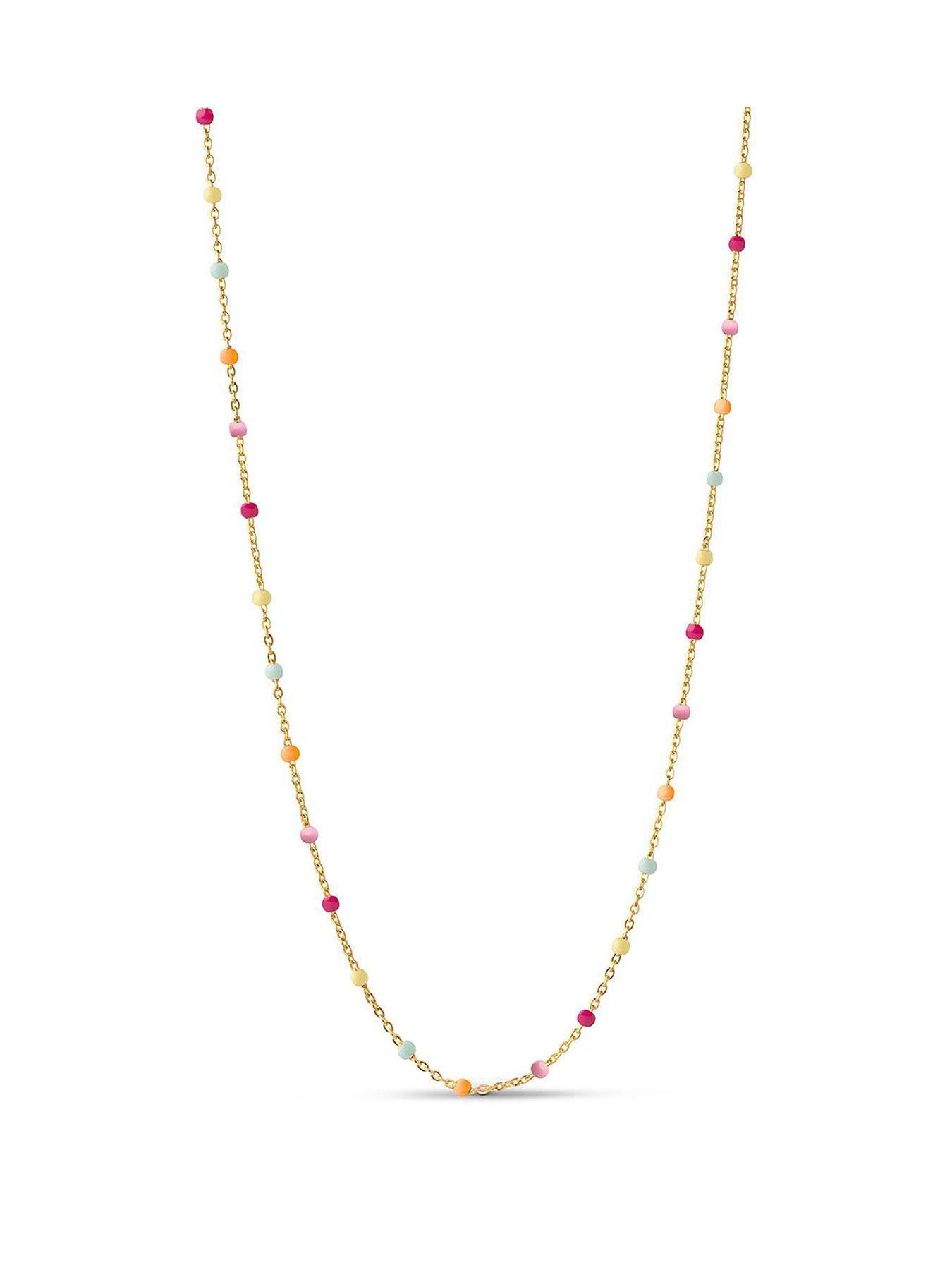 enamel-copenhagen-lola-rainbow-necklace-18ct-yellow-gold-plated-925-sterling-silver-and-enamel