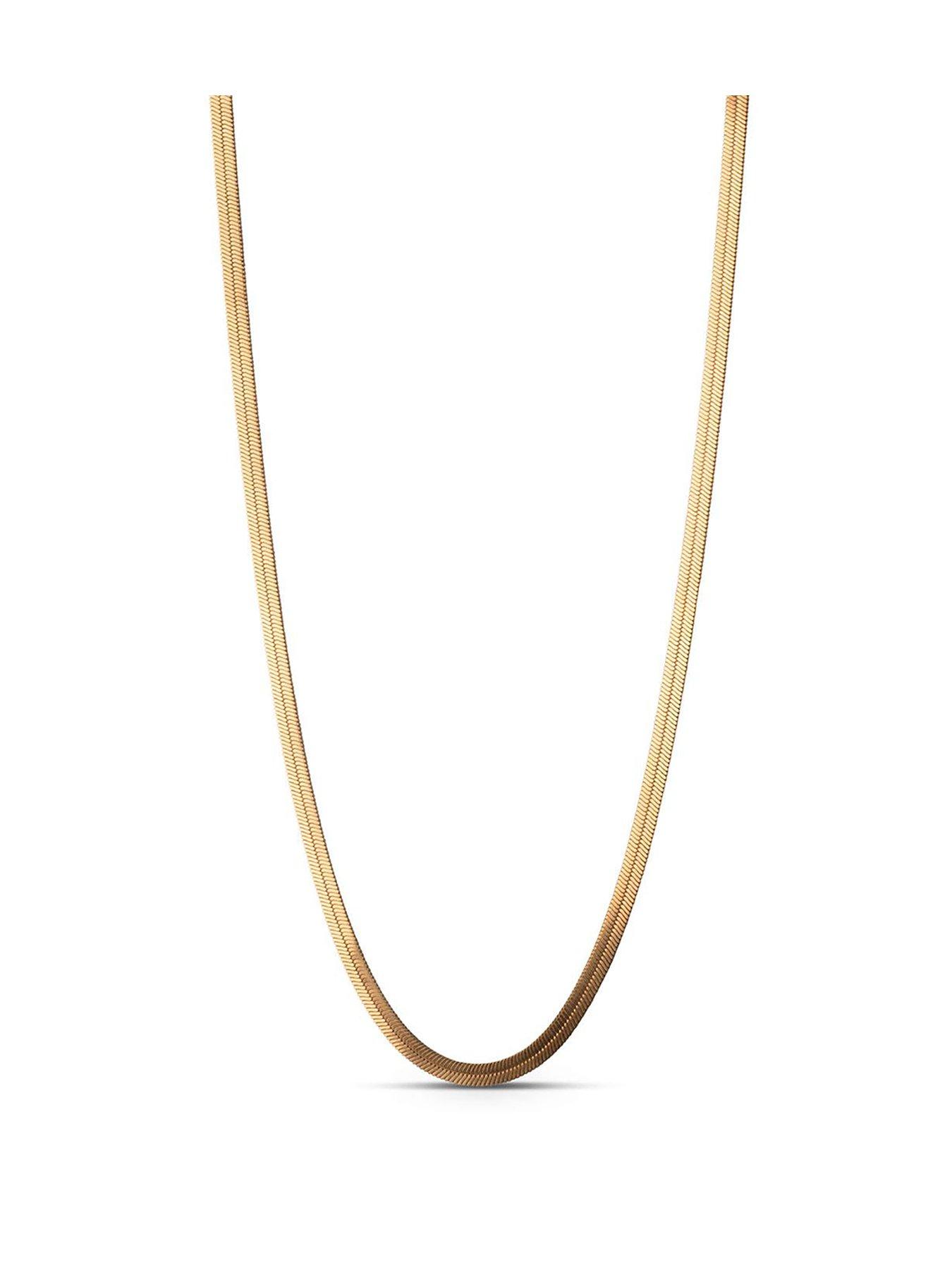 Image 1 of 5 of ENAMEL Copenhagen Caroline Necklace, 18ct Yellow Gold plated 925 Sterling Silver