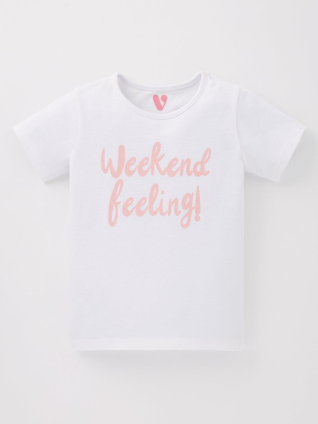 Image 2 of 5 of Mini V by Very Girls 5 Pack Short Sleeve T-shirt - Multi
