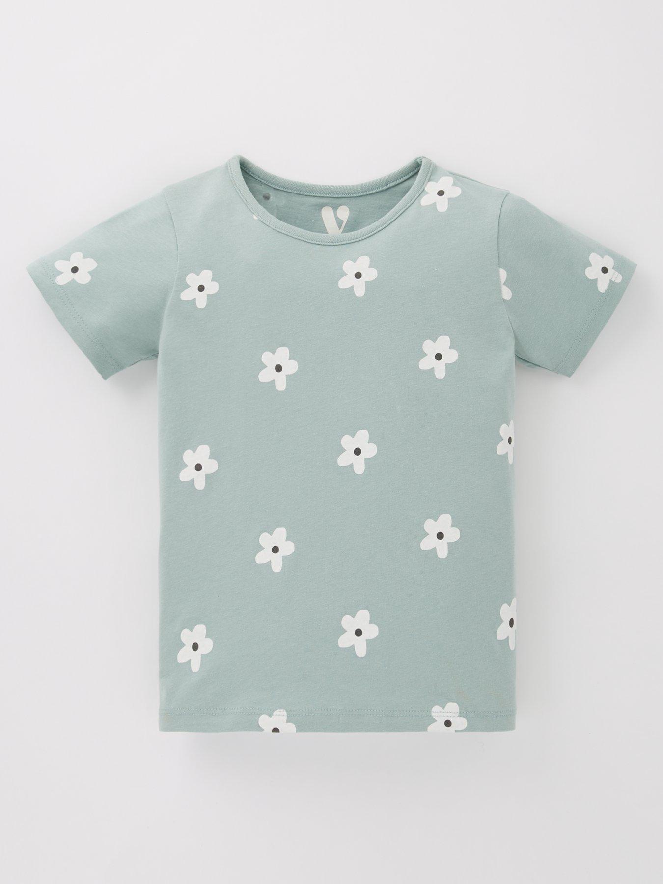 Image 3 of 5 of Mini V by Very Girls 5 Pack Short Sleeve T-shirt - Multi