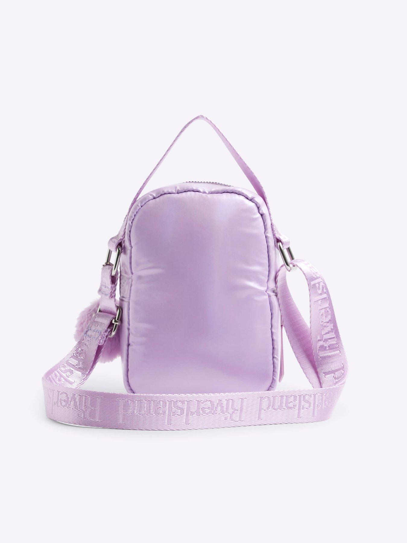 river-island-older-girl-nylon-metallic-cross-body-bag-purpleoutfit