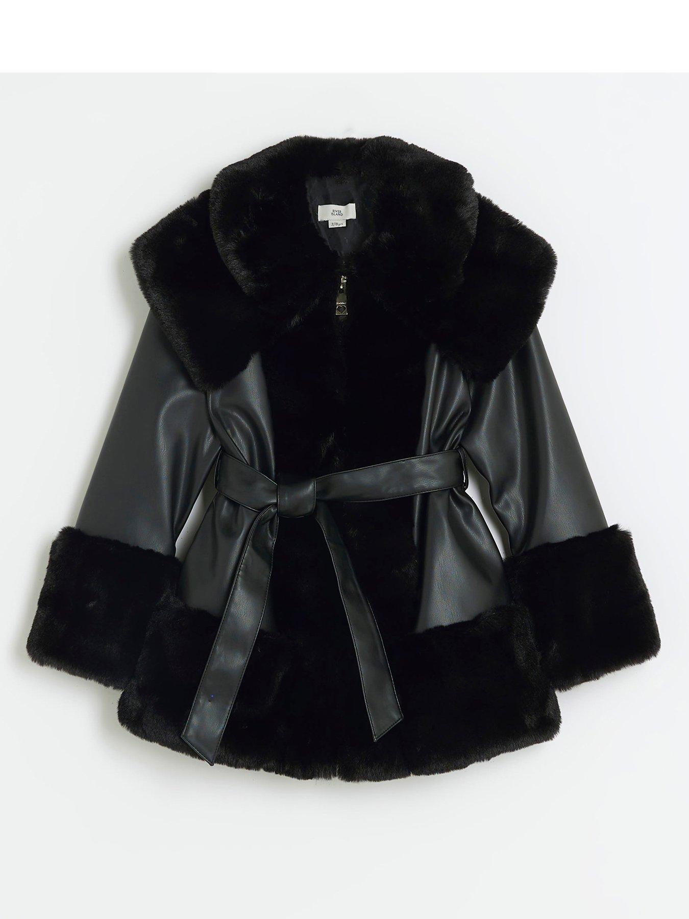 river-island-older-girl-faux-fur-belted-coat-black