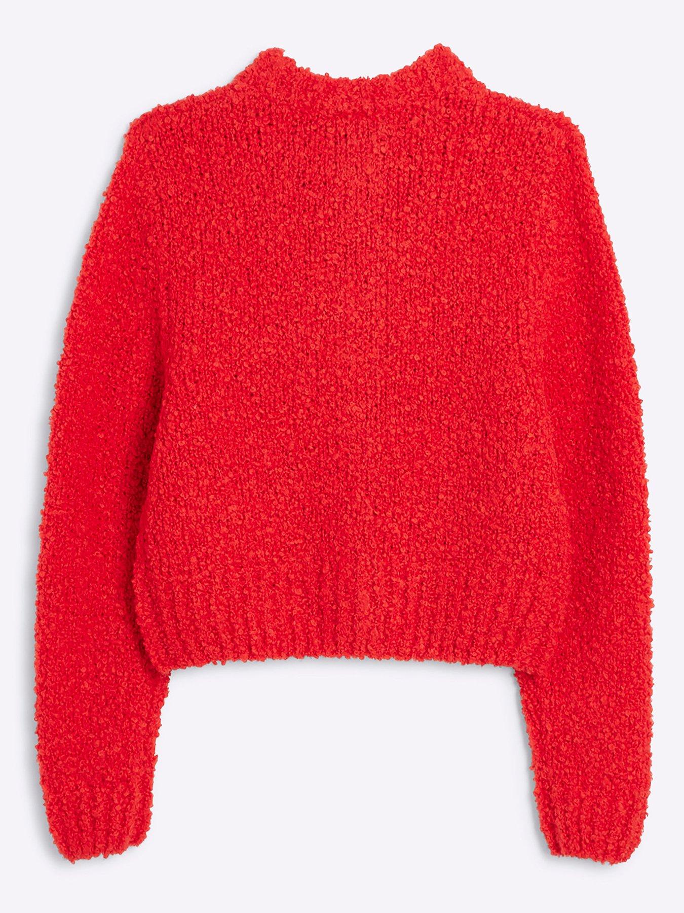 river-island-older-girl-boucle-cardiganback