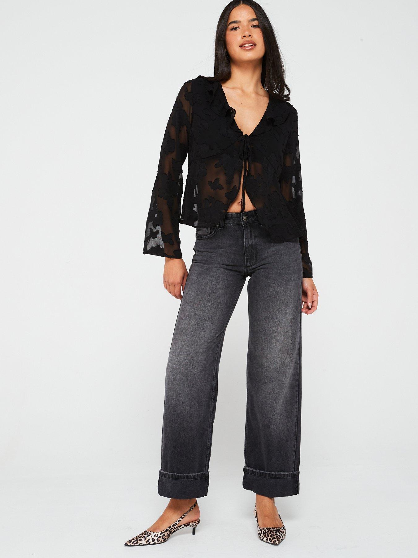 only-ella-midi-waist-wide-fold-up-jean-blackback