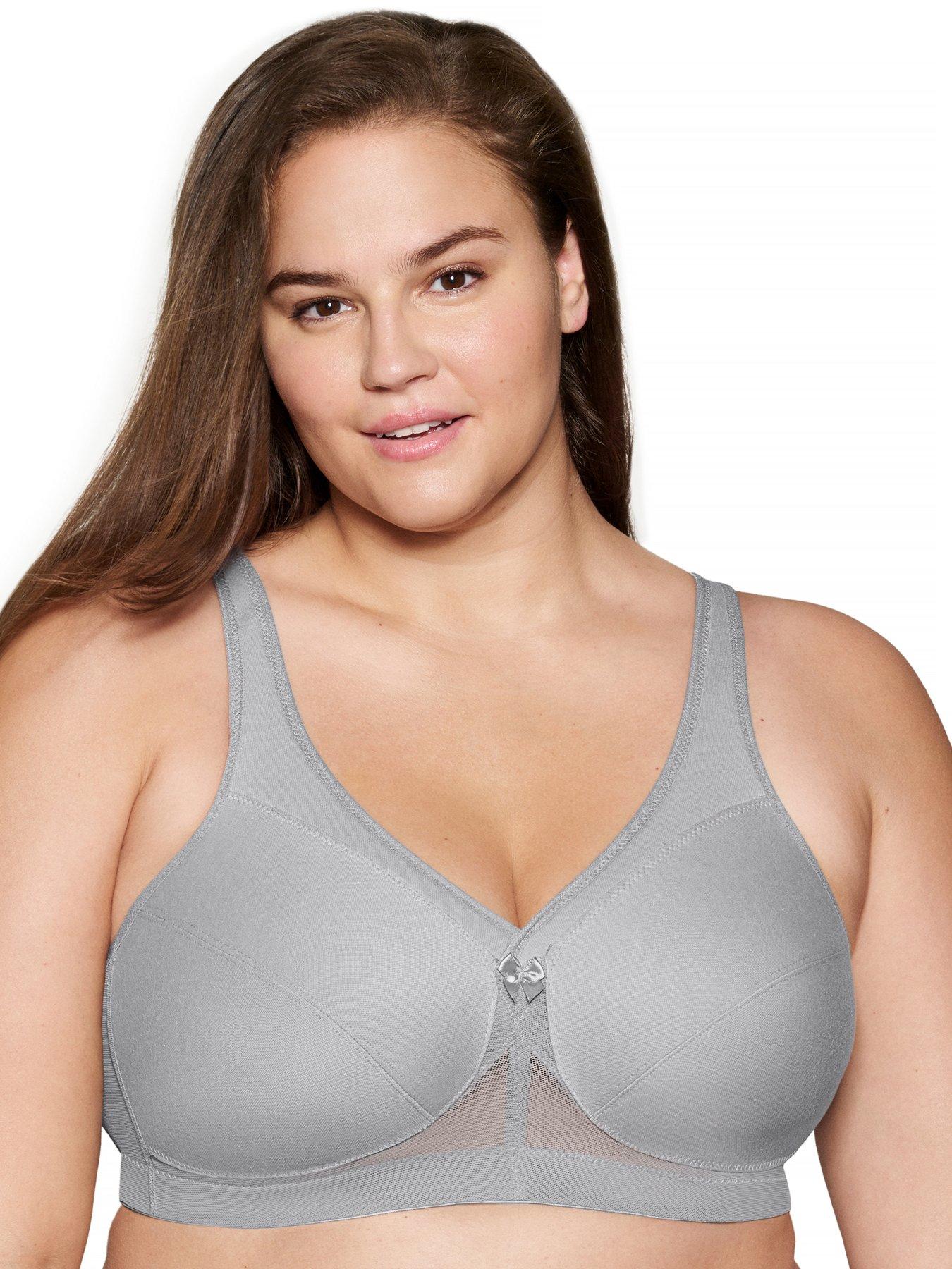 undefined Glamorise Magiclift Non Wire Support Bra - Grey