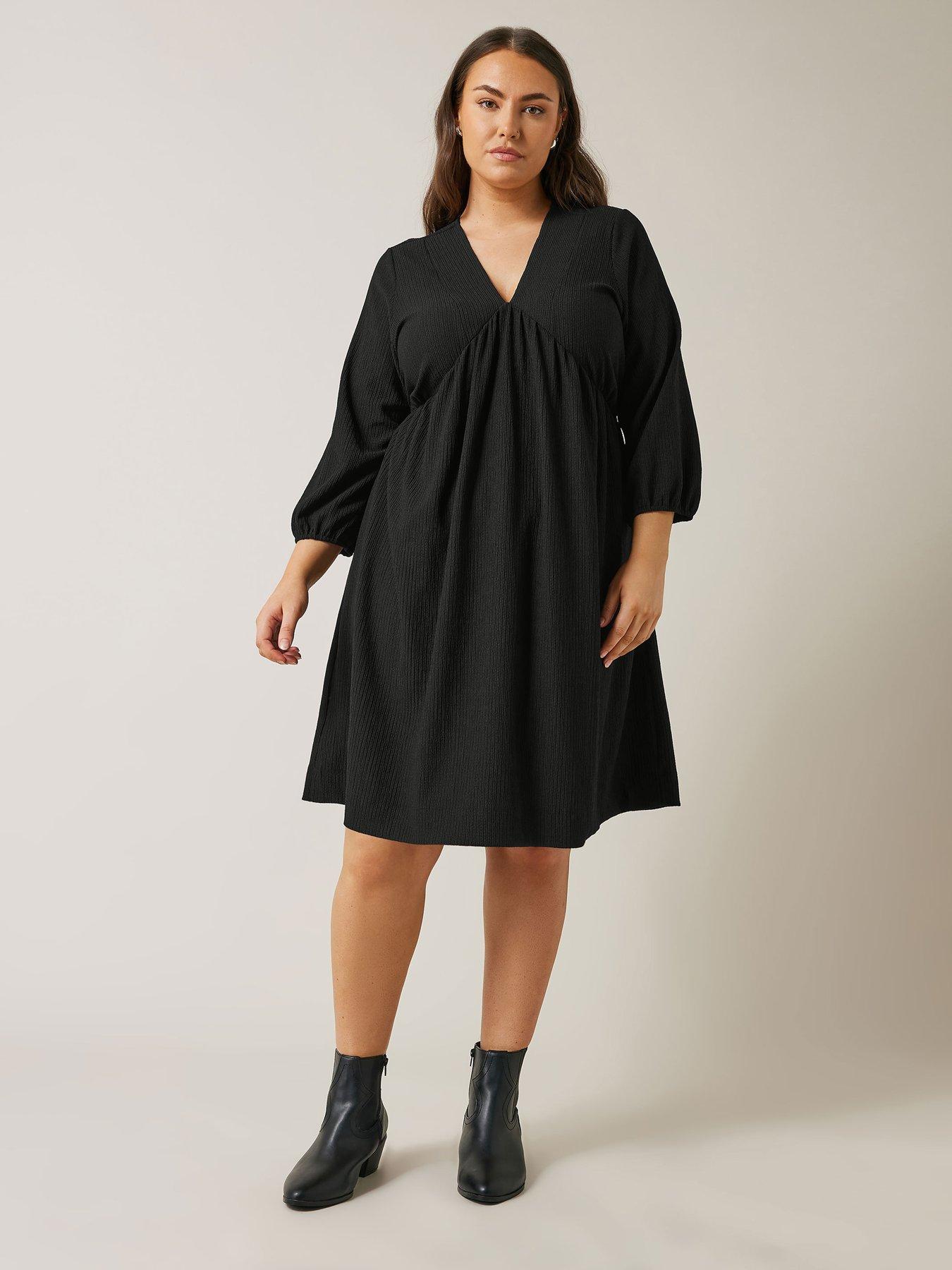 evans-jersey-crepe-dress-black