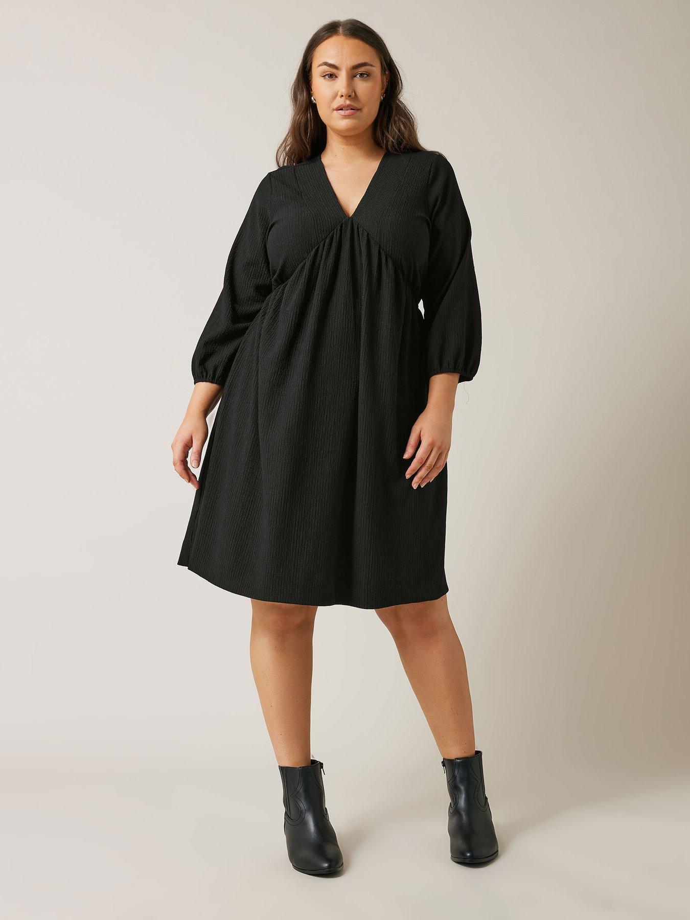 evans-jersey-crepe-dress-blackback