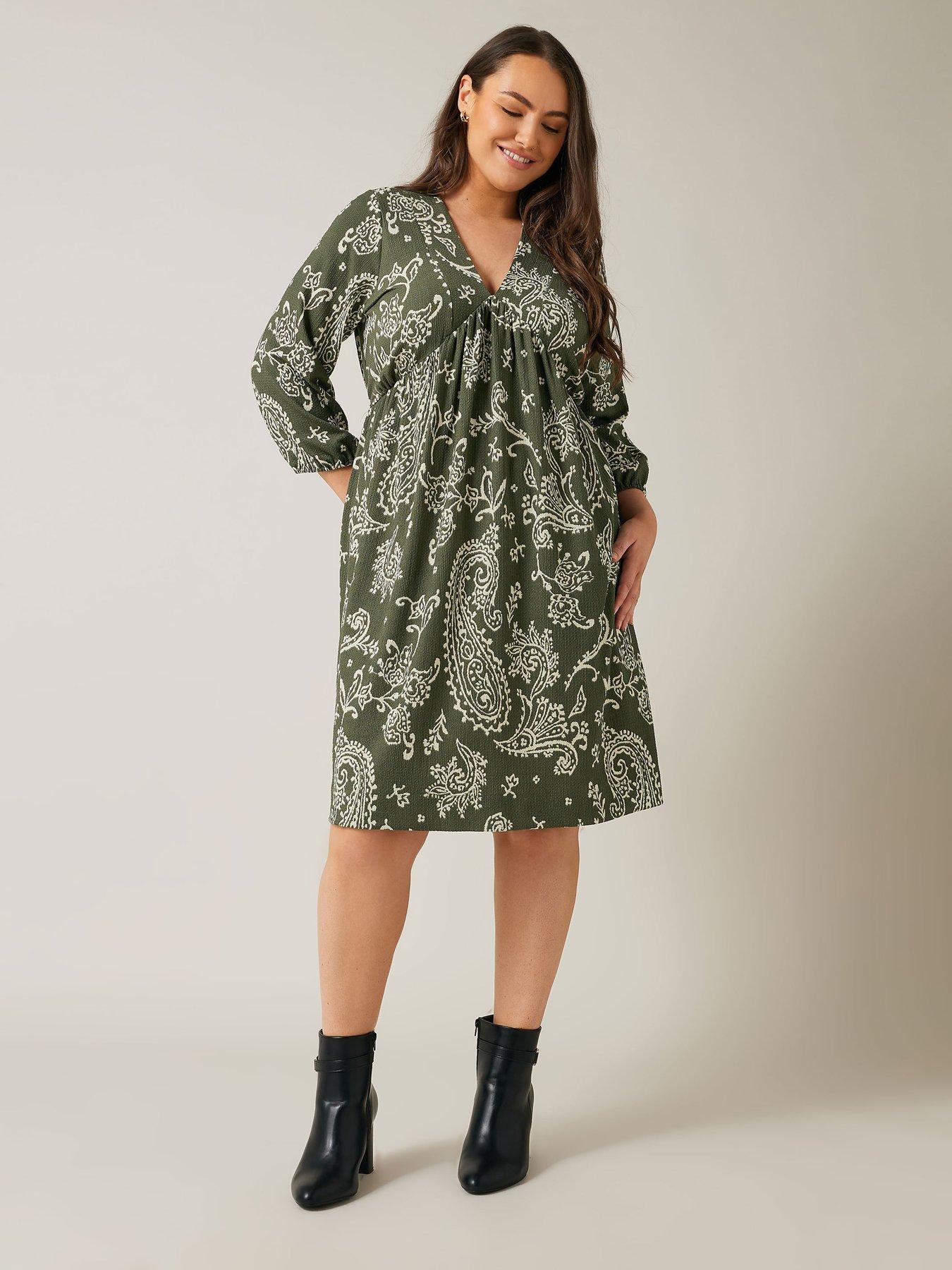 evans-jersey-crepe-dress-khaki-paisley-print