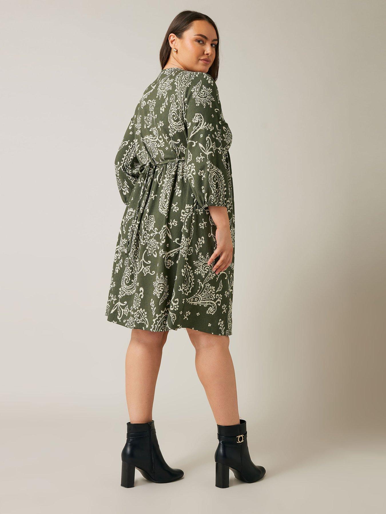 evans-jersey-crepe-dress-khaki-paisley-printstillFront