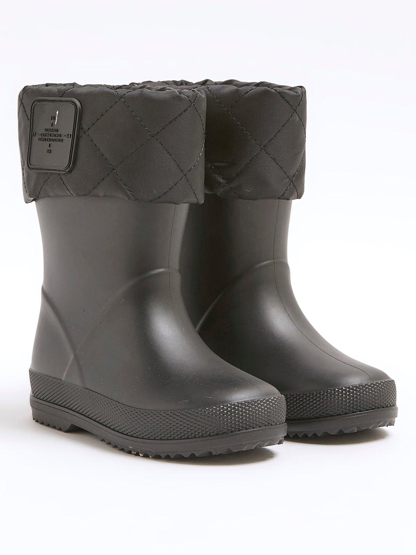 river-island-mini-mini-boys-quilted-wellie-boots-blackstillFront