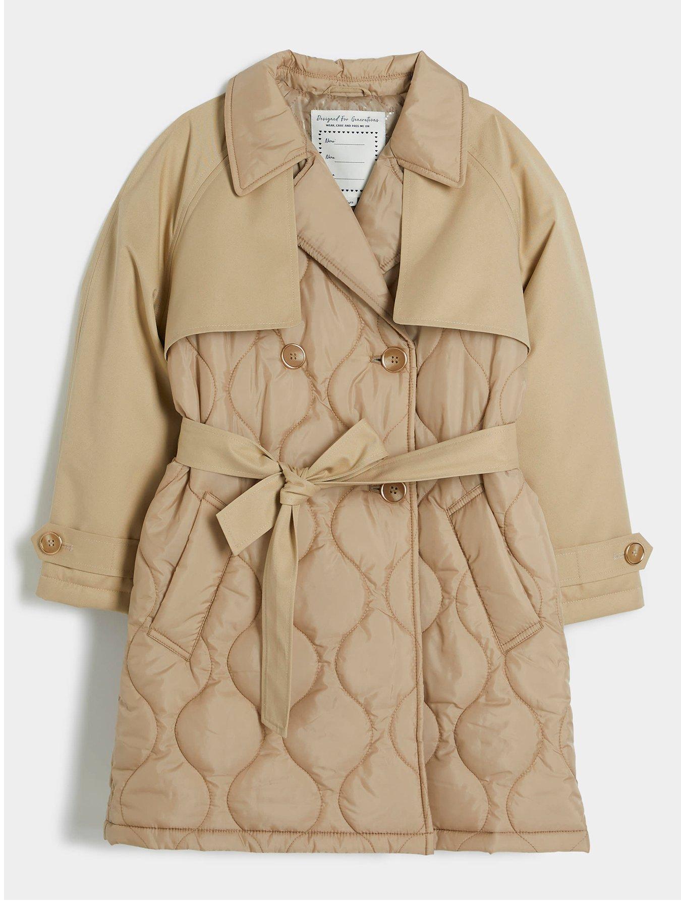 river-island-older-girl-quilted-trench-coat-beige