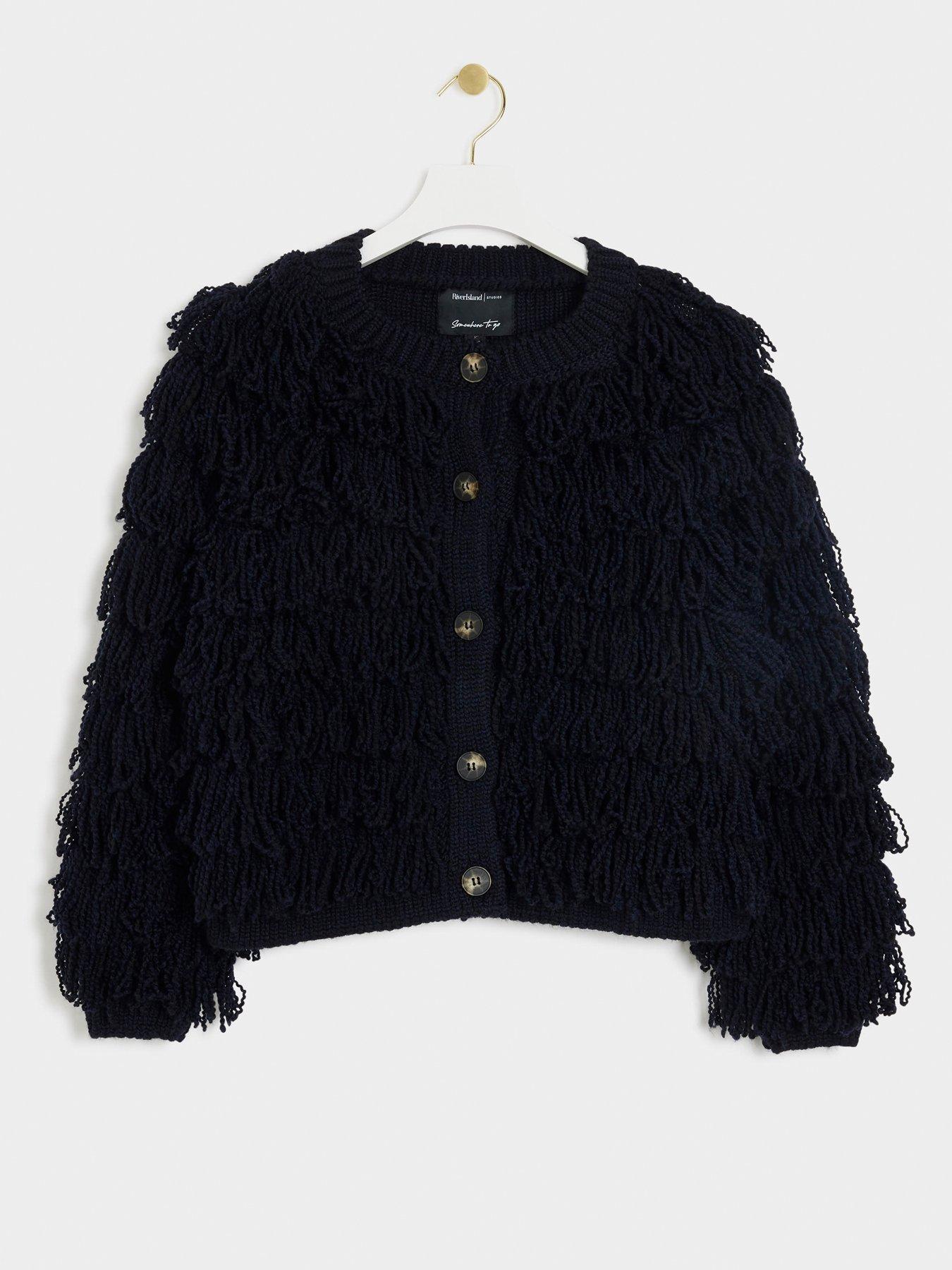 river-island-fringe-cardigan-navydetail