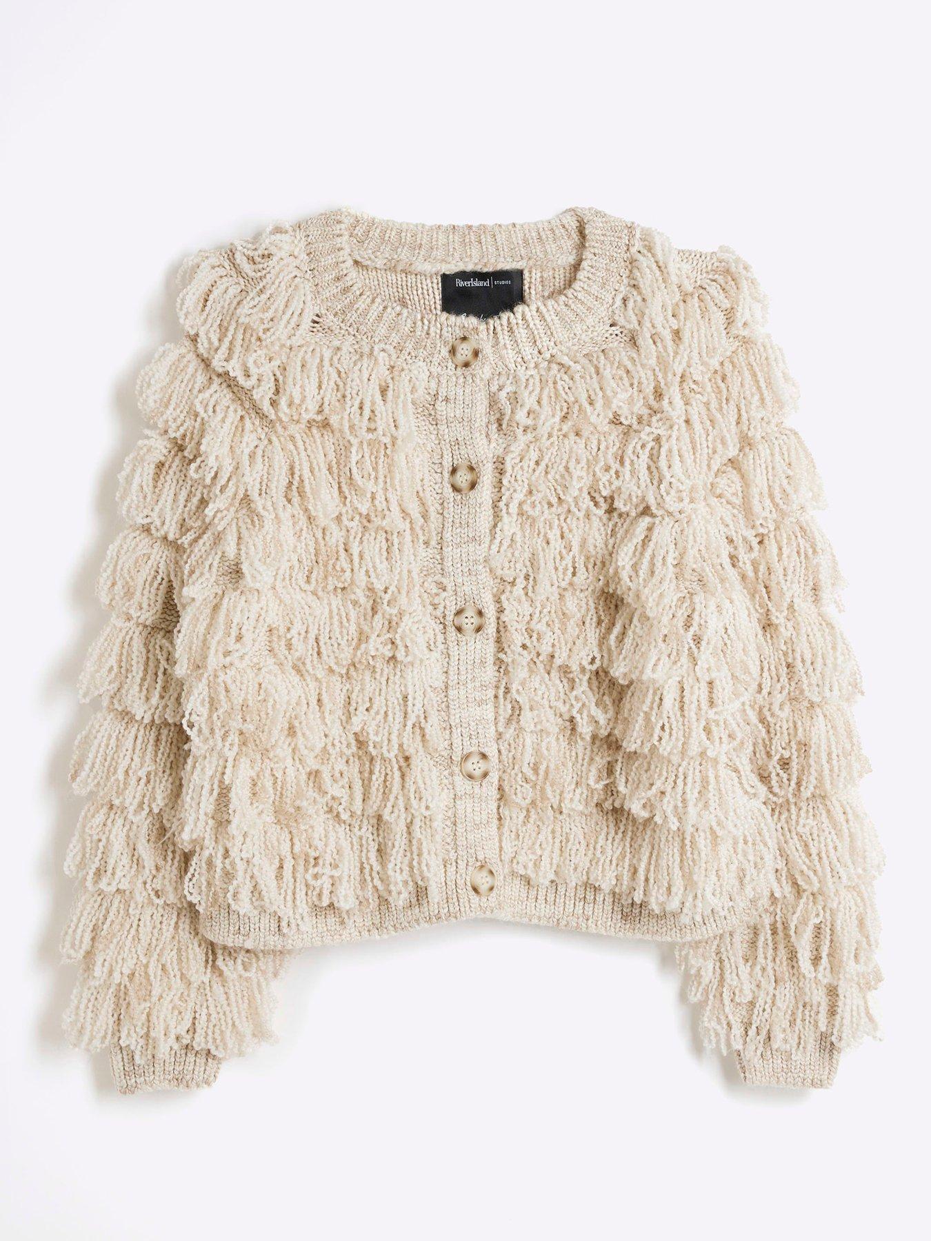 river-island-fringe-cardigan-creamdetail